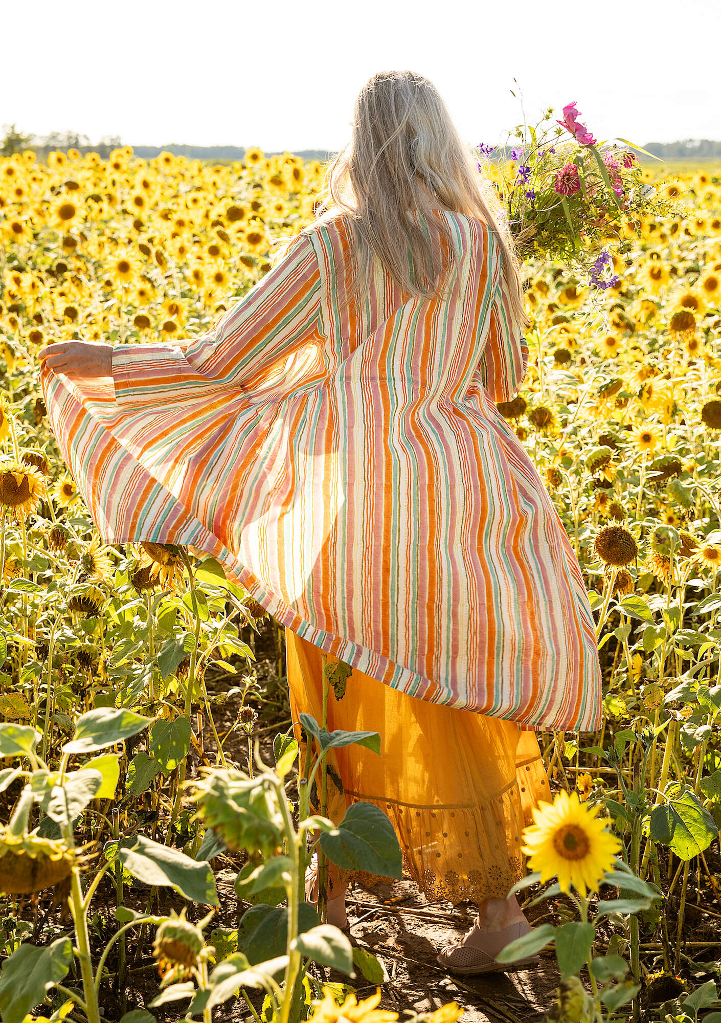 "Furilden" woven organic cotton dress