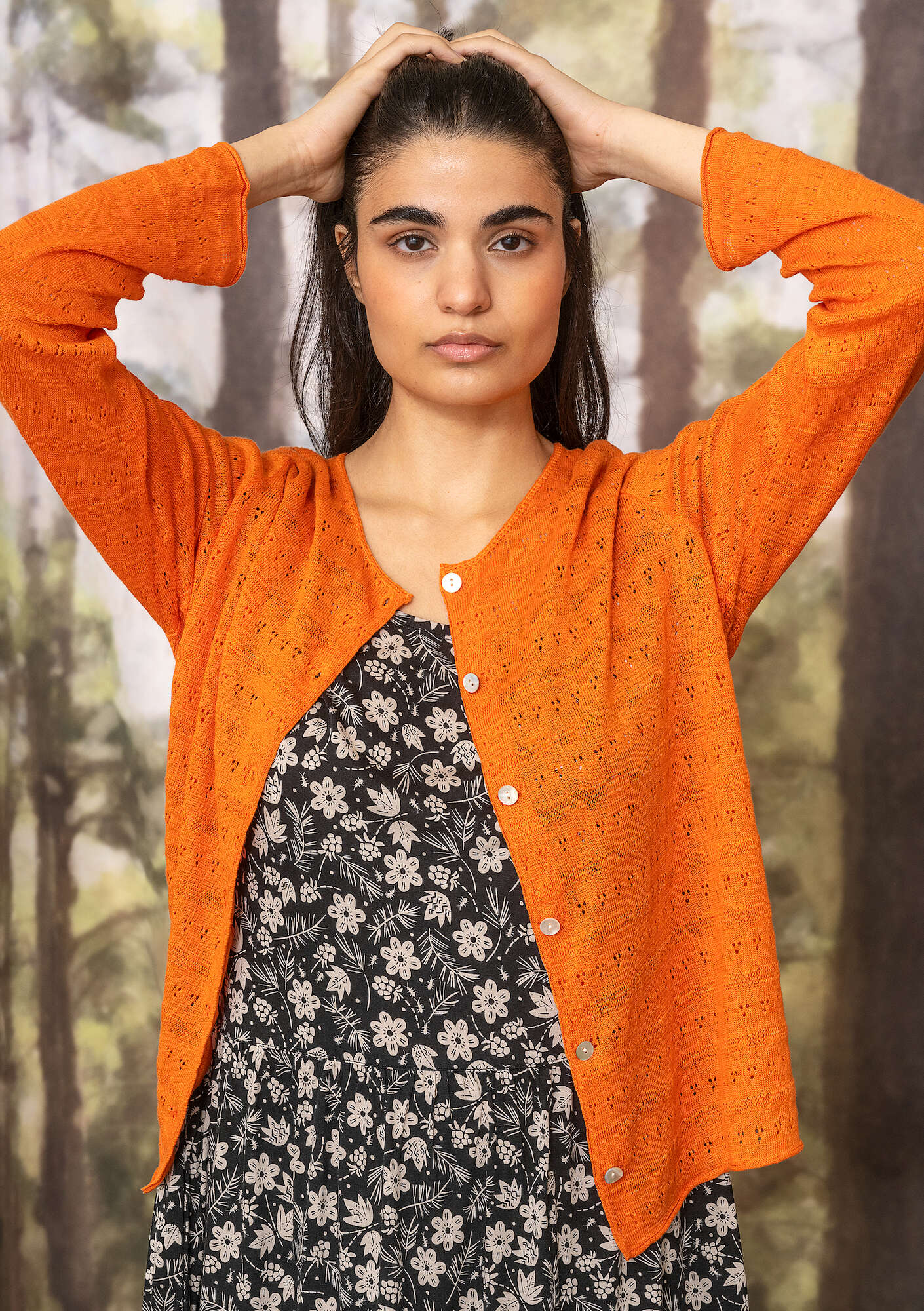 Pointelle-knit cardigan?