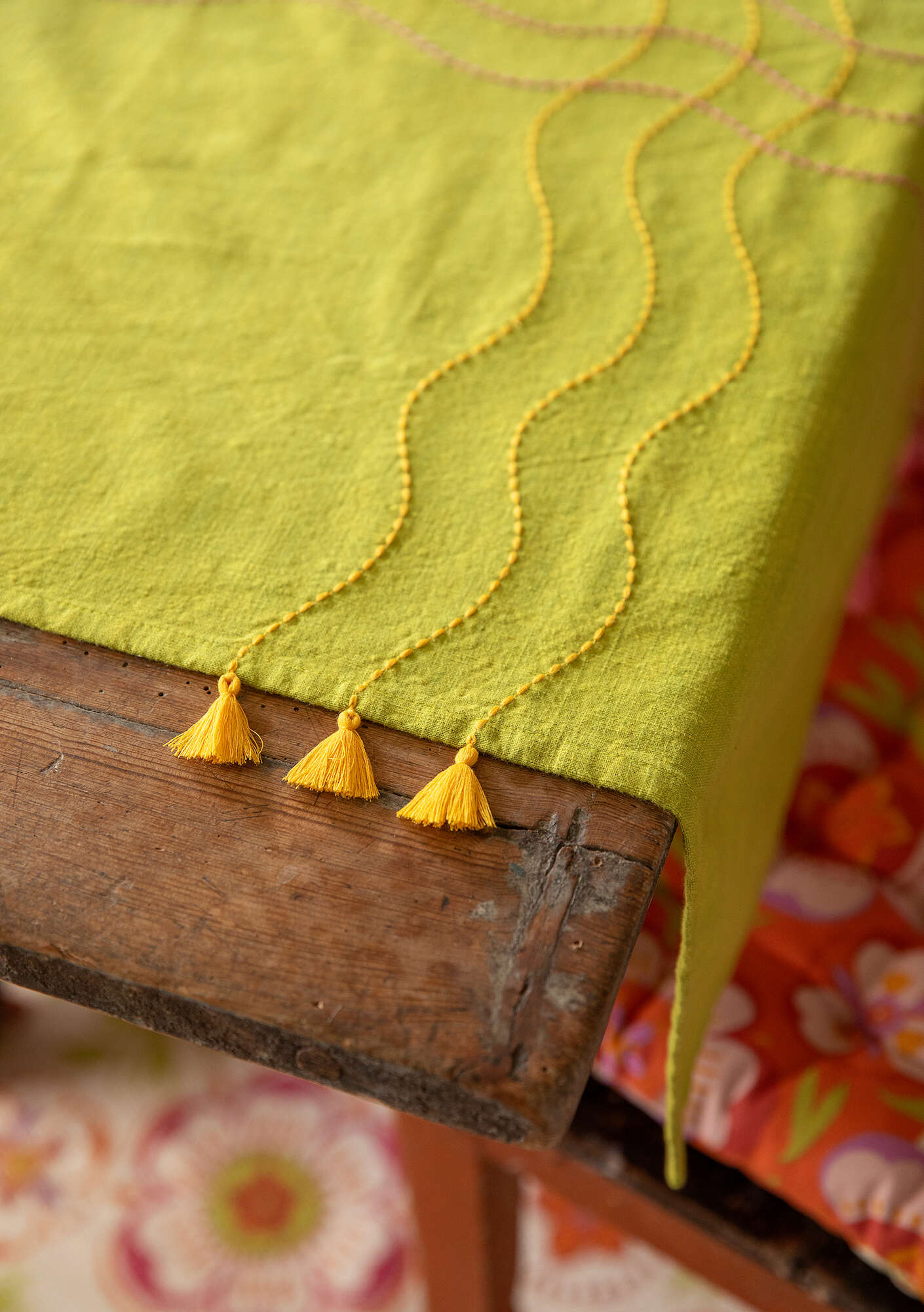 Östitches" organic cotton tablecloth