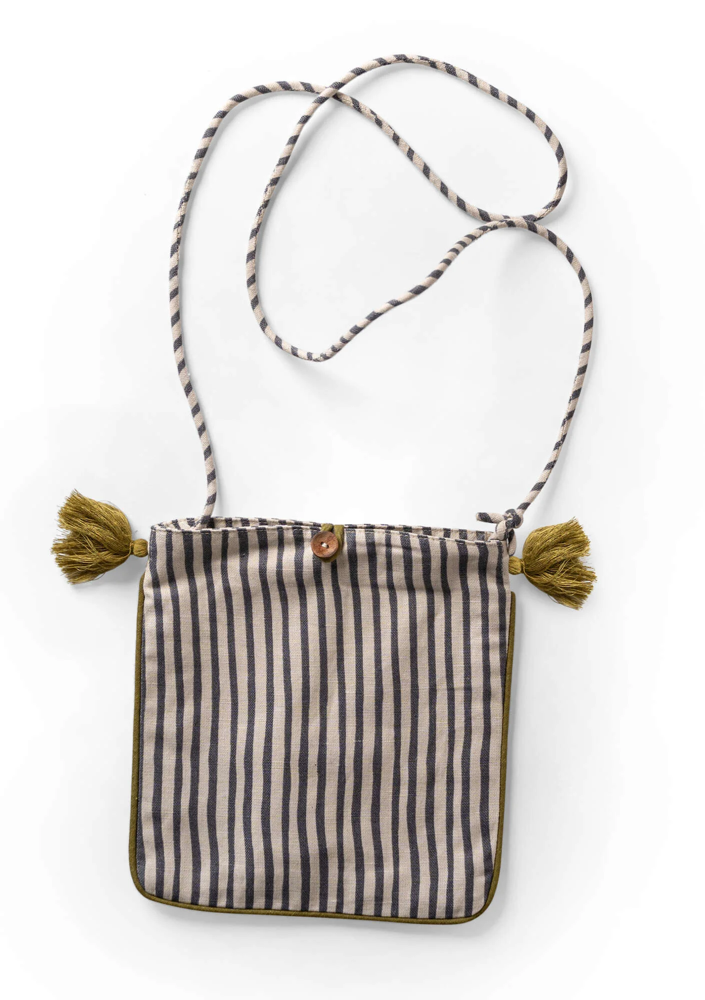 "Web" bag made of cotton/linen