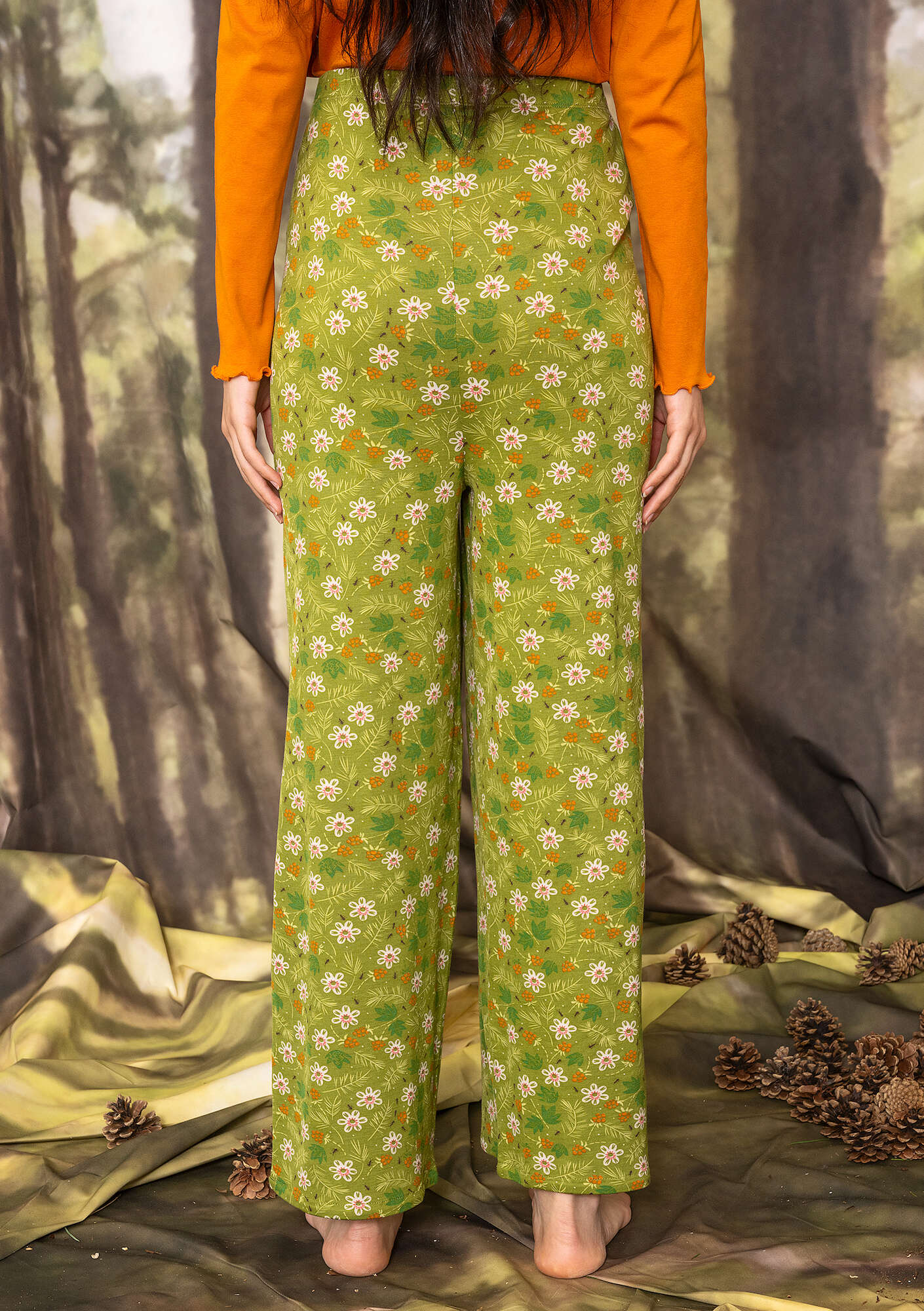 "Myren" modal jersey trousers