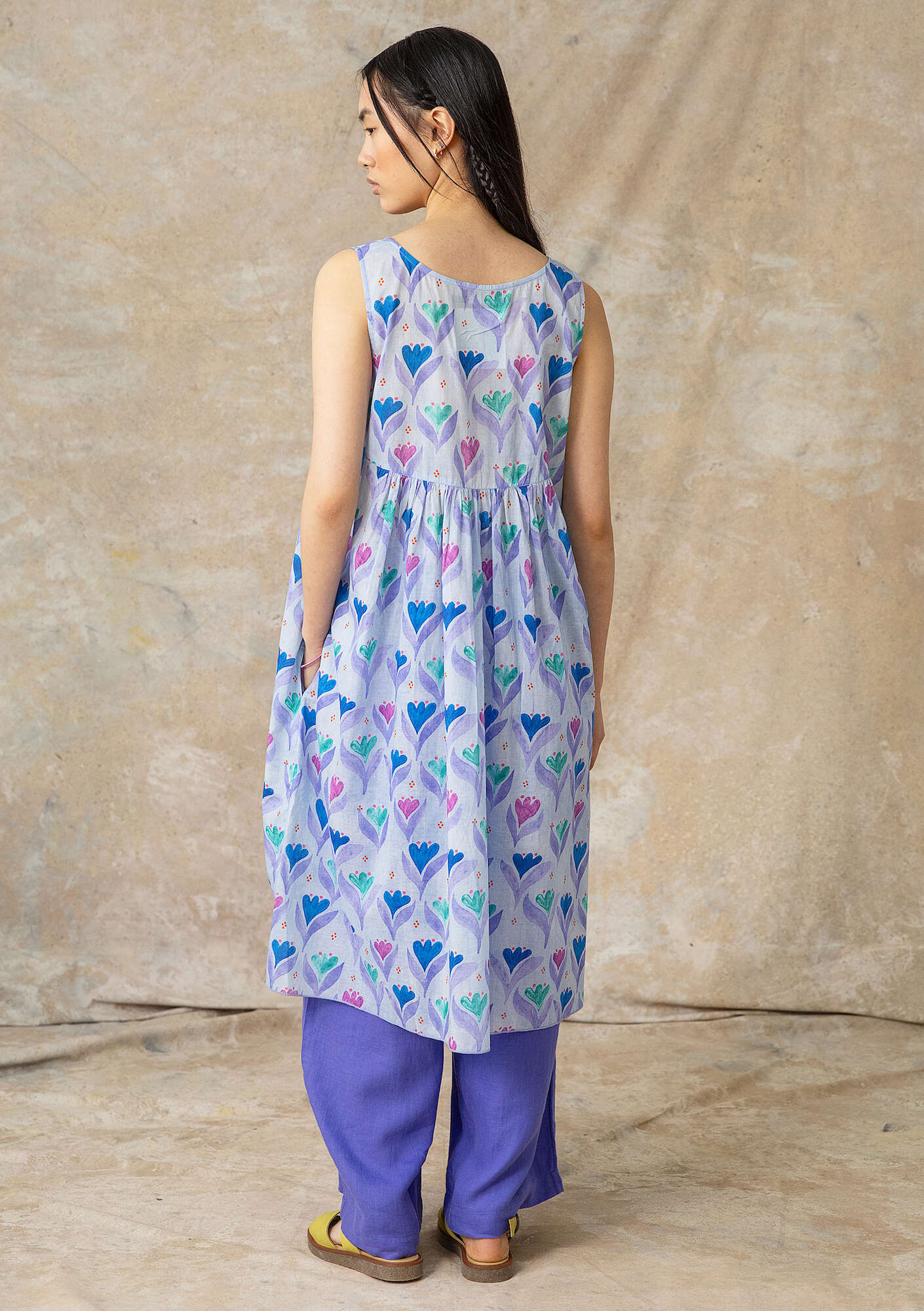 "Öst" woven organic cotton dress
