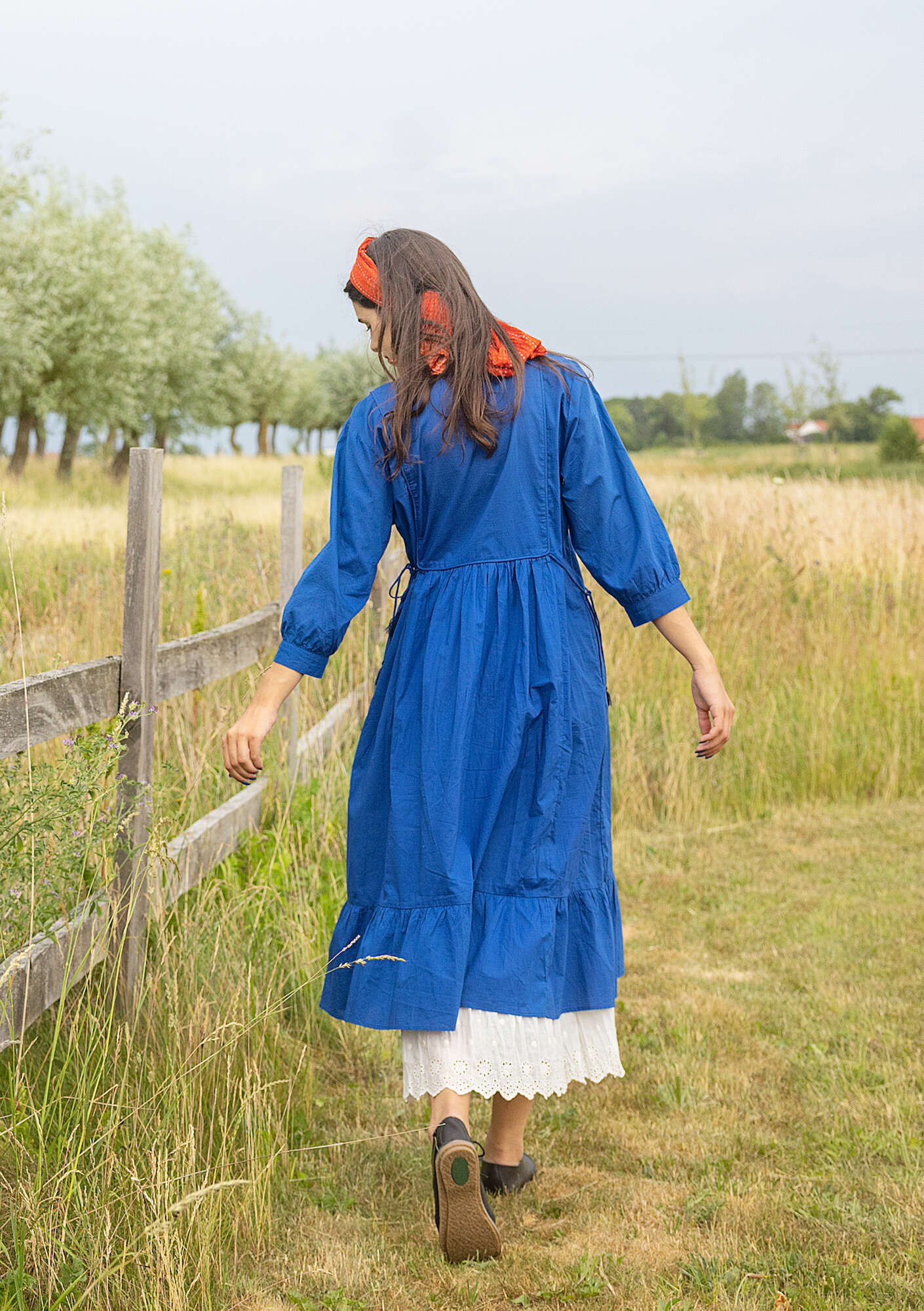 "Sahara" woven organic cotton dress