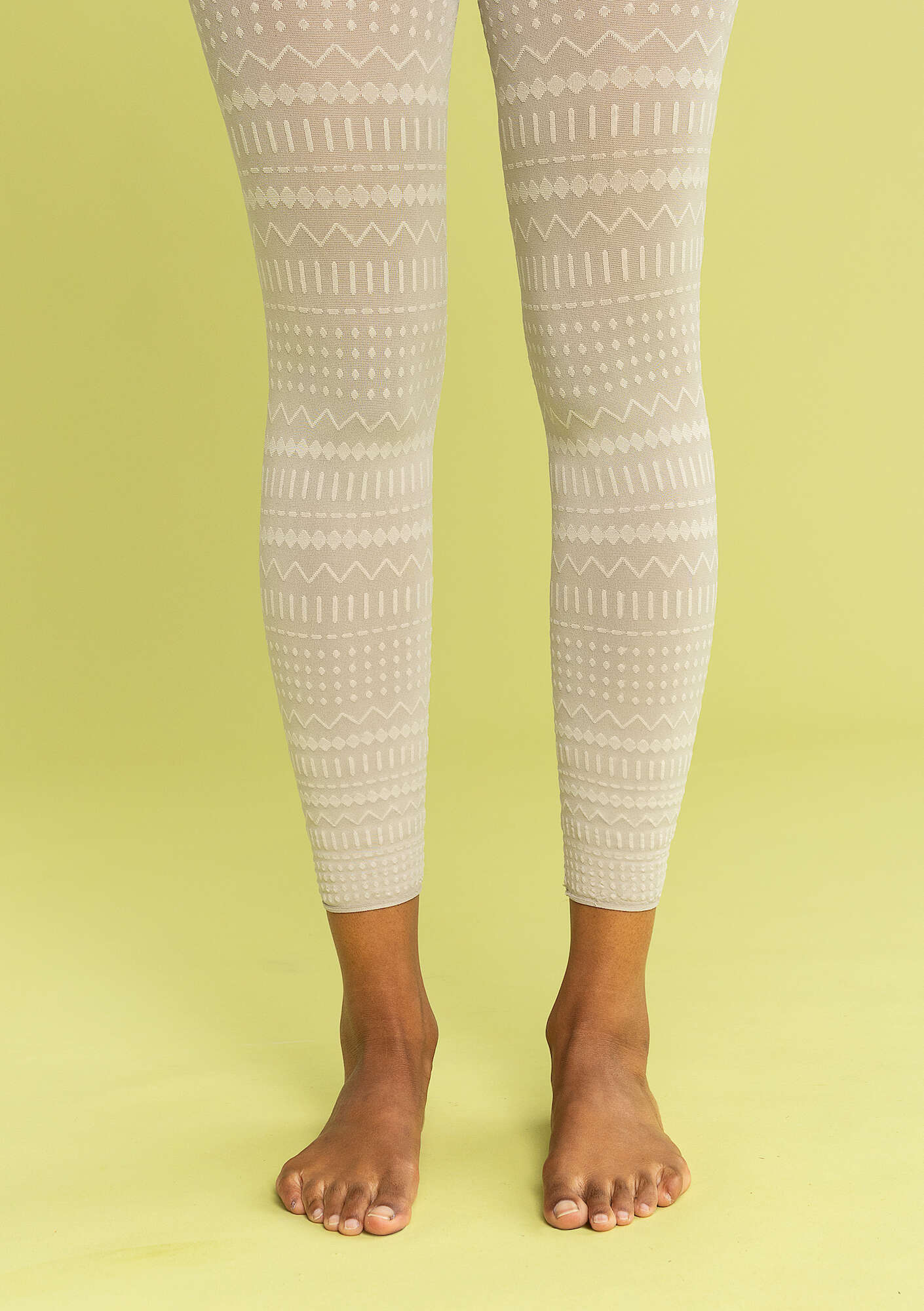 "Elsie" jacquard leggings made from recycled polyamide