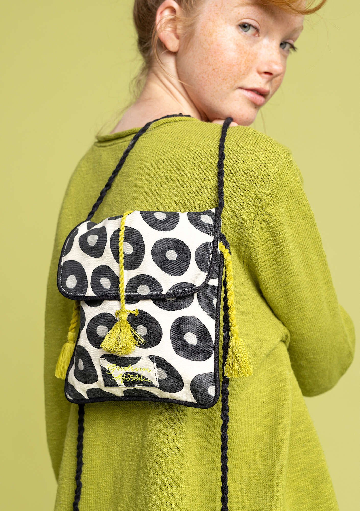 "Billie" organic cotton shoulder bag