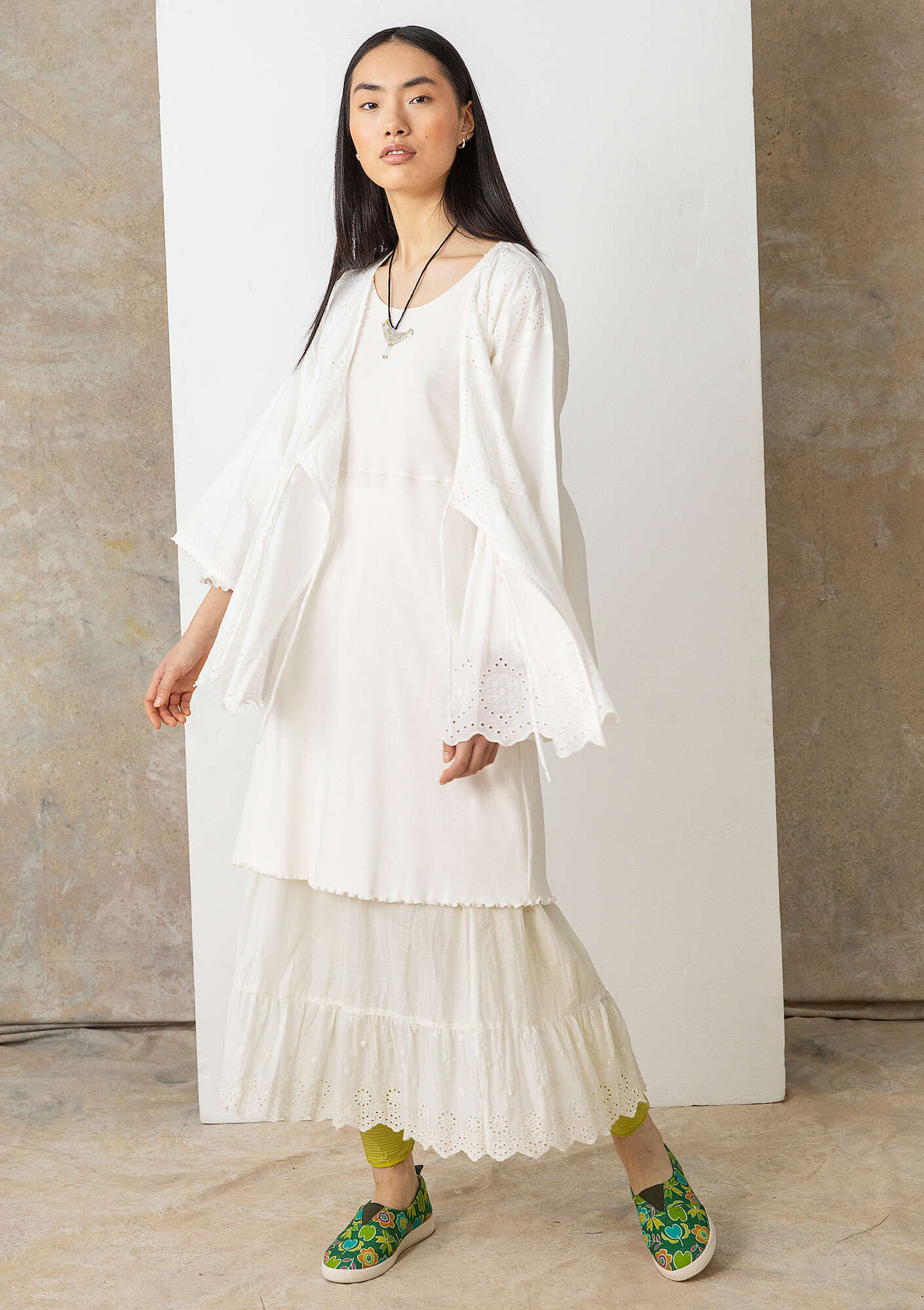 "Syd" woven organic cotton blouse
