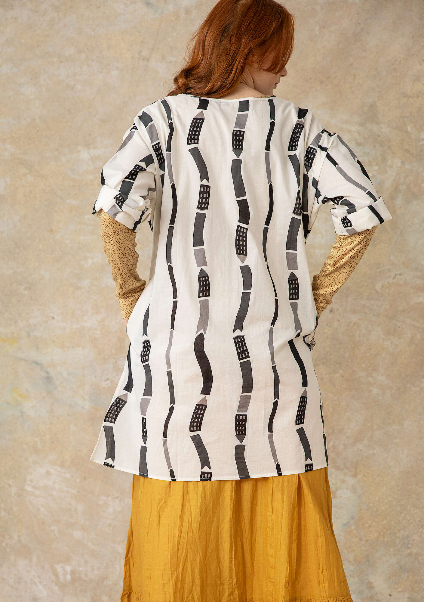 "VÖst" woven organic cotton tunic