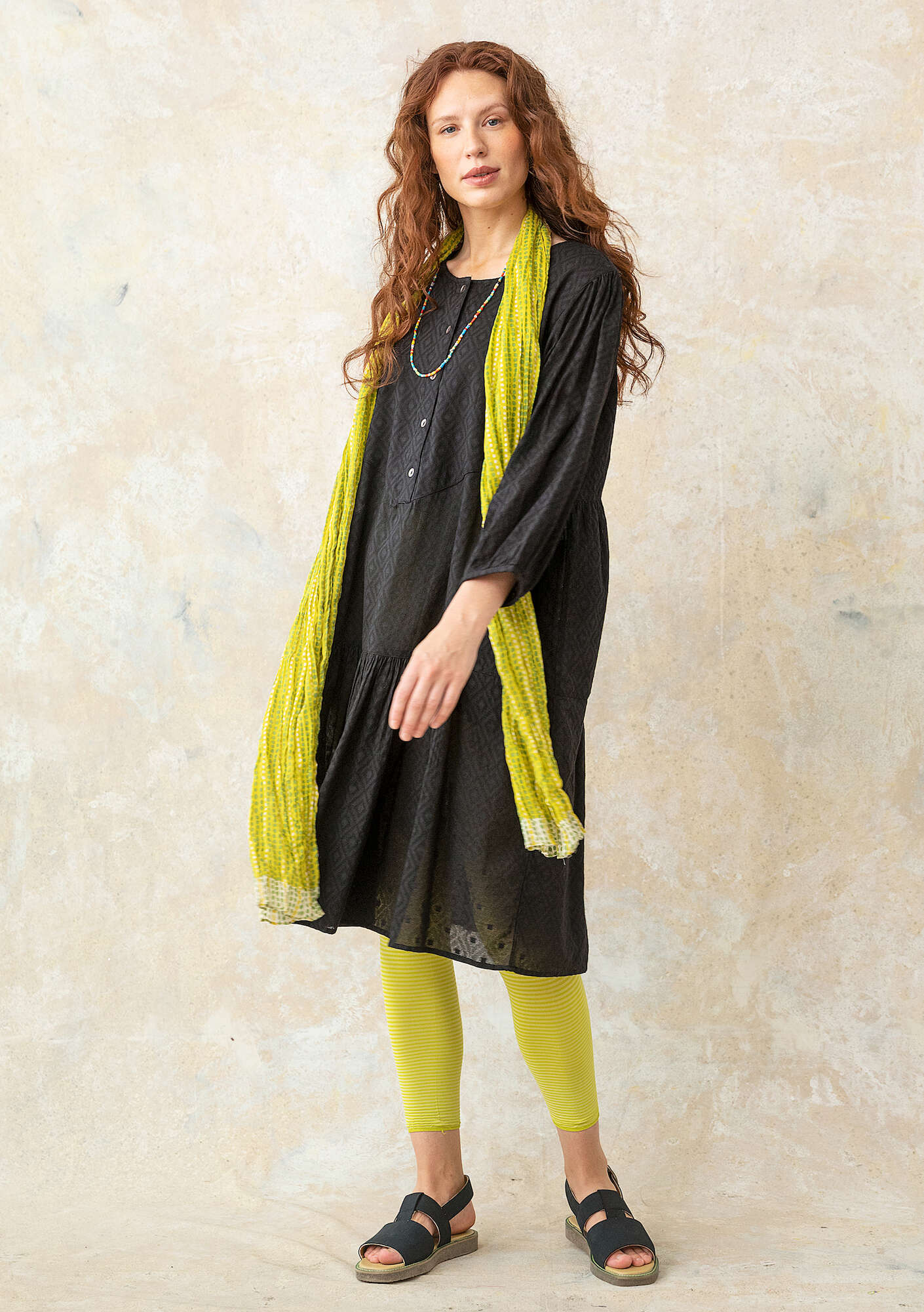 Woven organic cotton dress