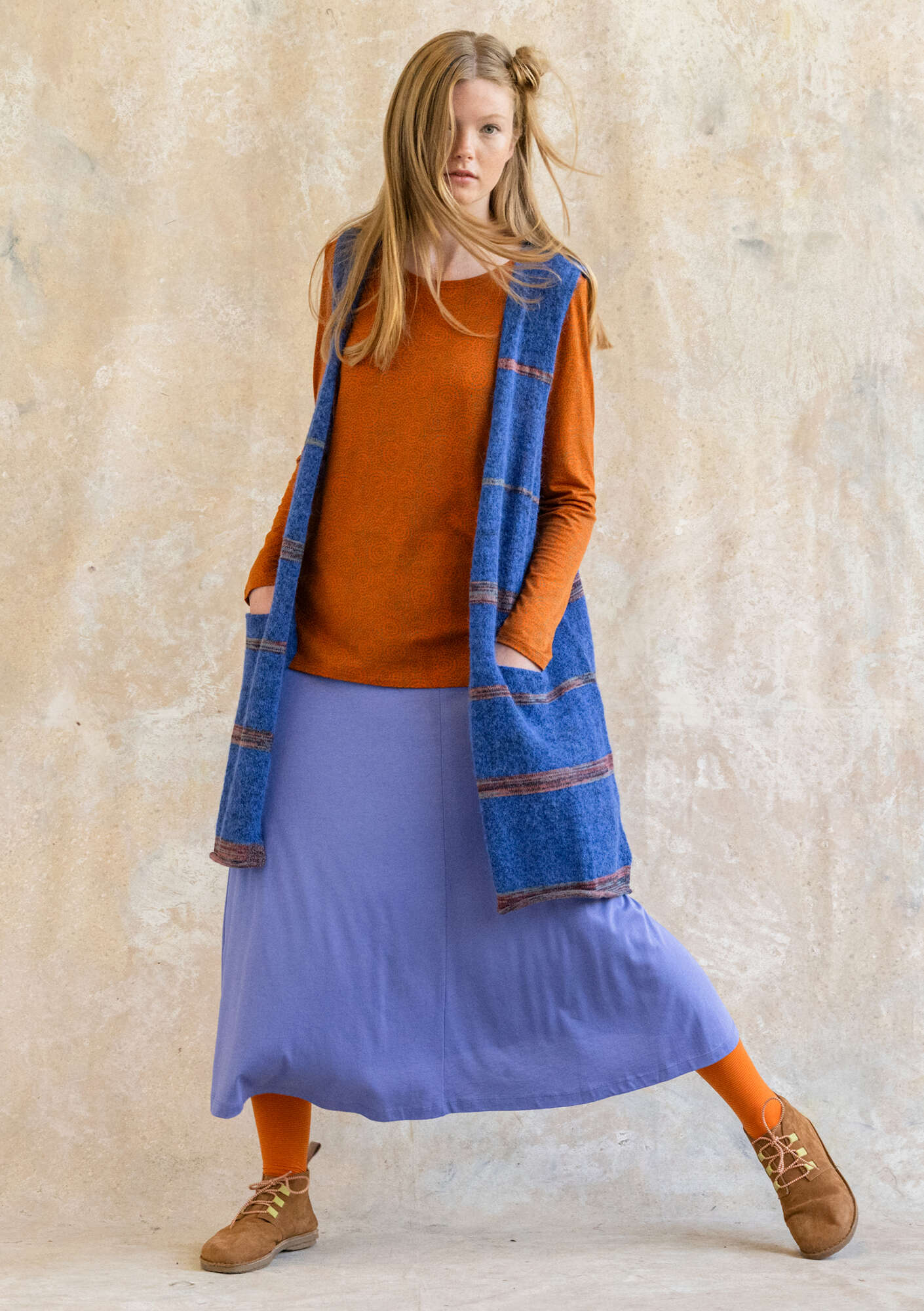 "Billie" organic cotton/modal jersey skirt