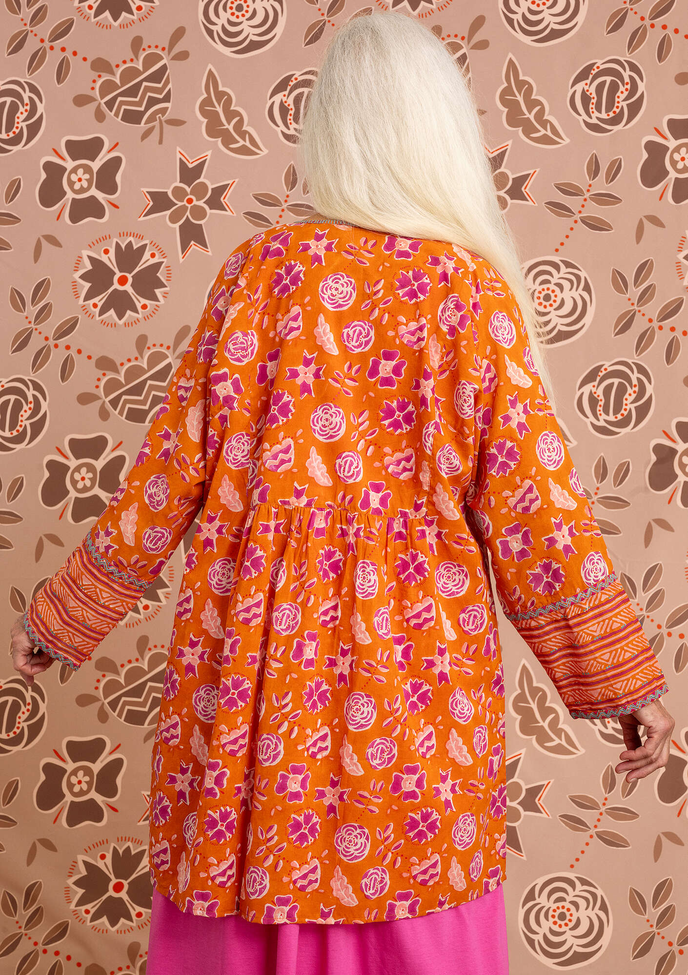 "Amber" organic cotton smock blouse