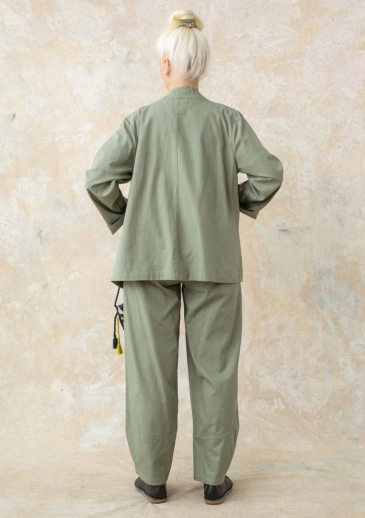Woven organic cotton jacket