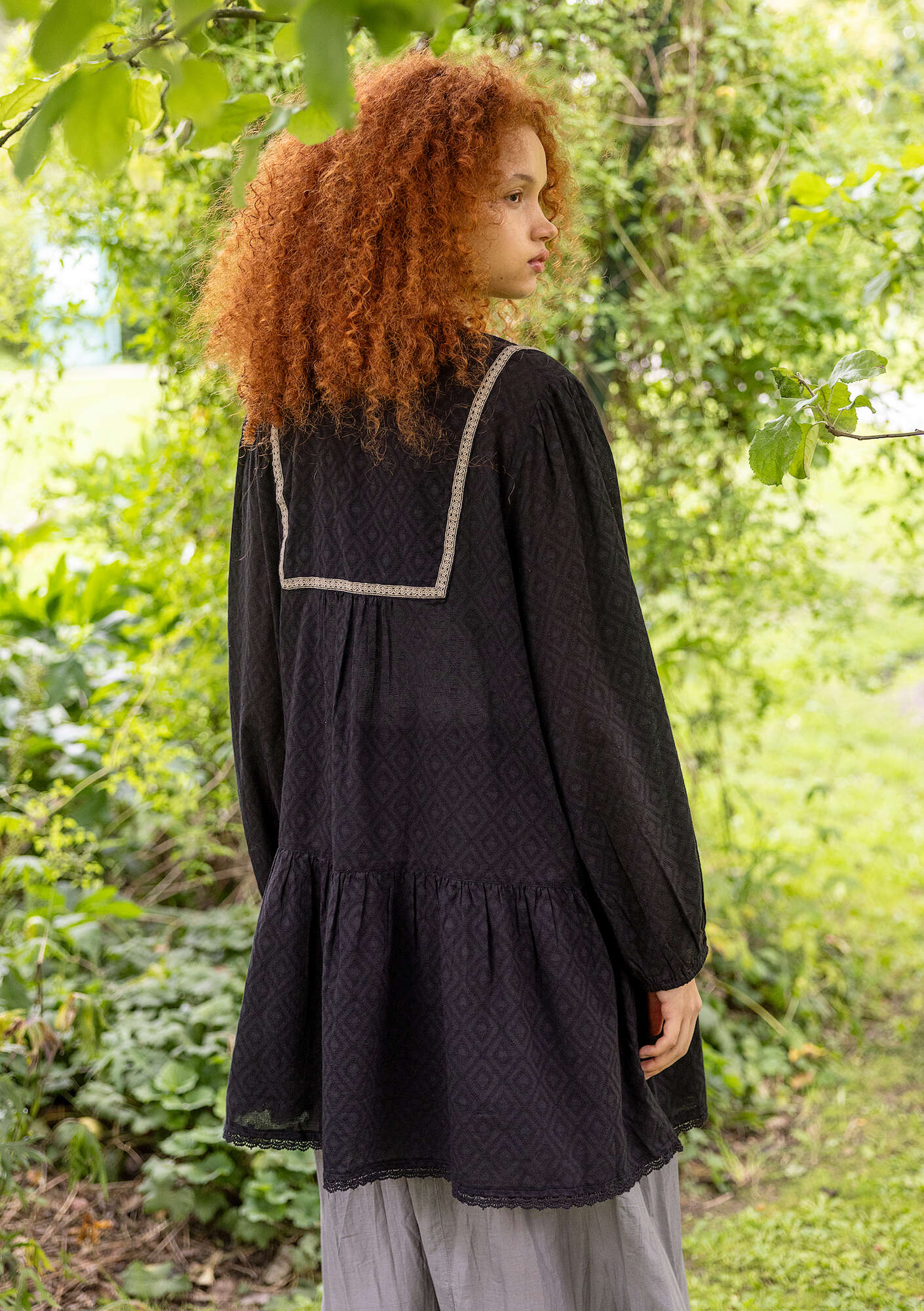 "Hilda" woven organic cotton tunic
