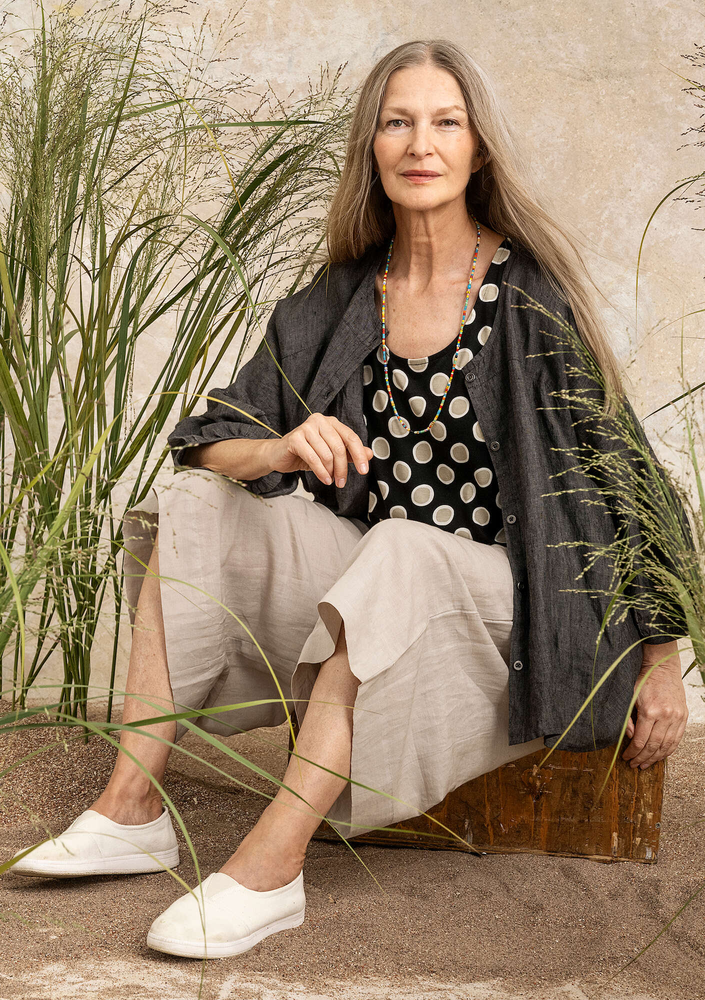 "Singö" organic cotton/modal jersey tank top