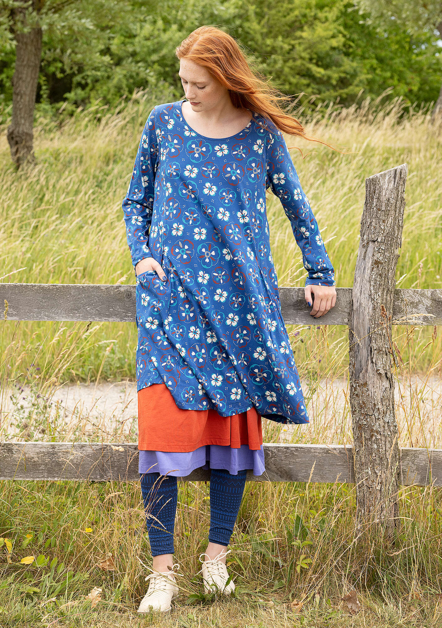Östar" organic cotton jersey dress