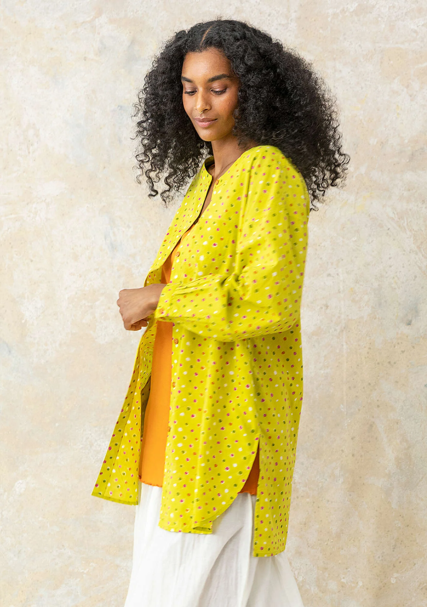 "Ella" woven organic cotton shirt