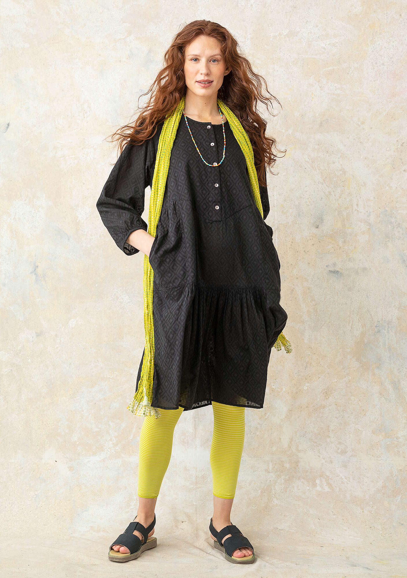 Woven organic cotton dress