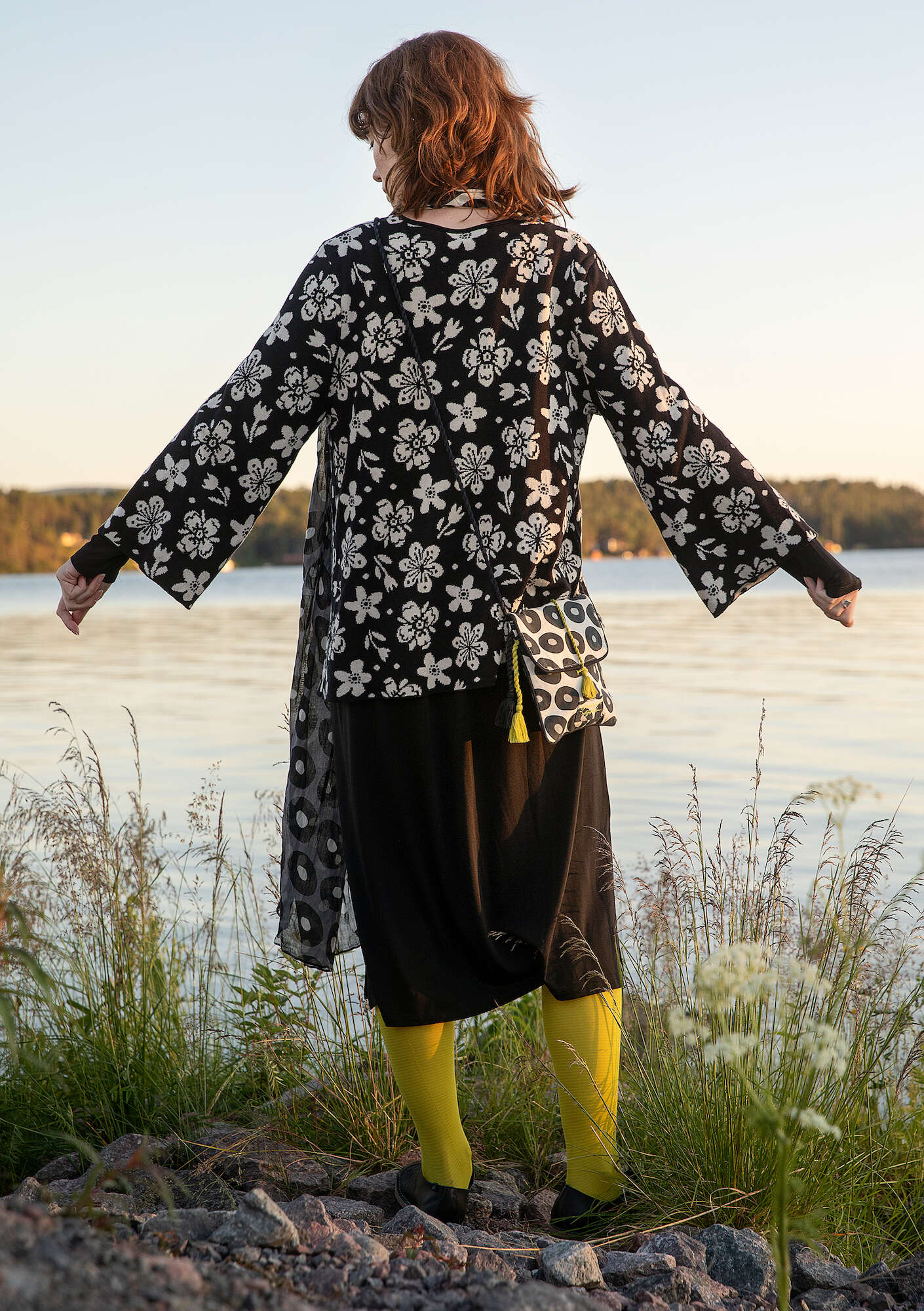 "Flora-Li" organic/recycled cotton cardigan