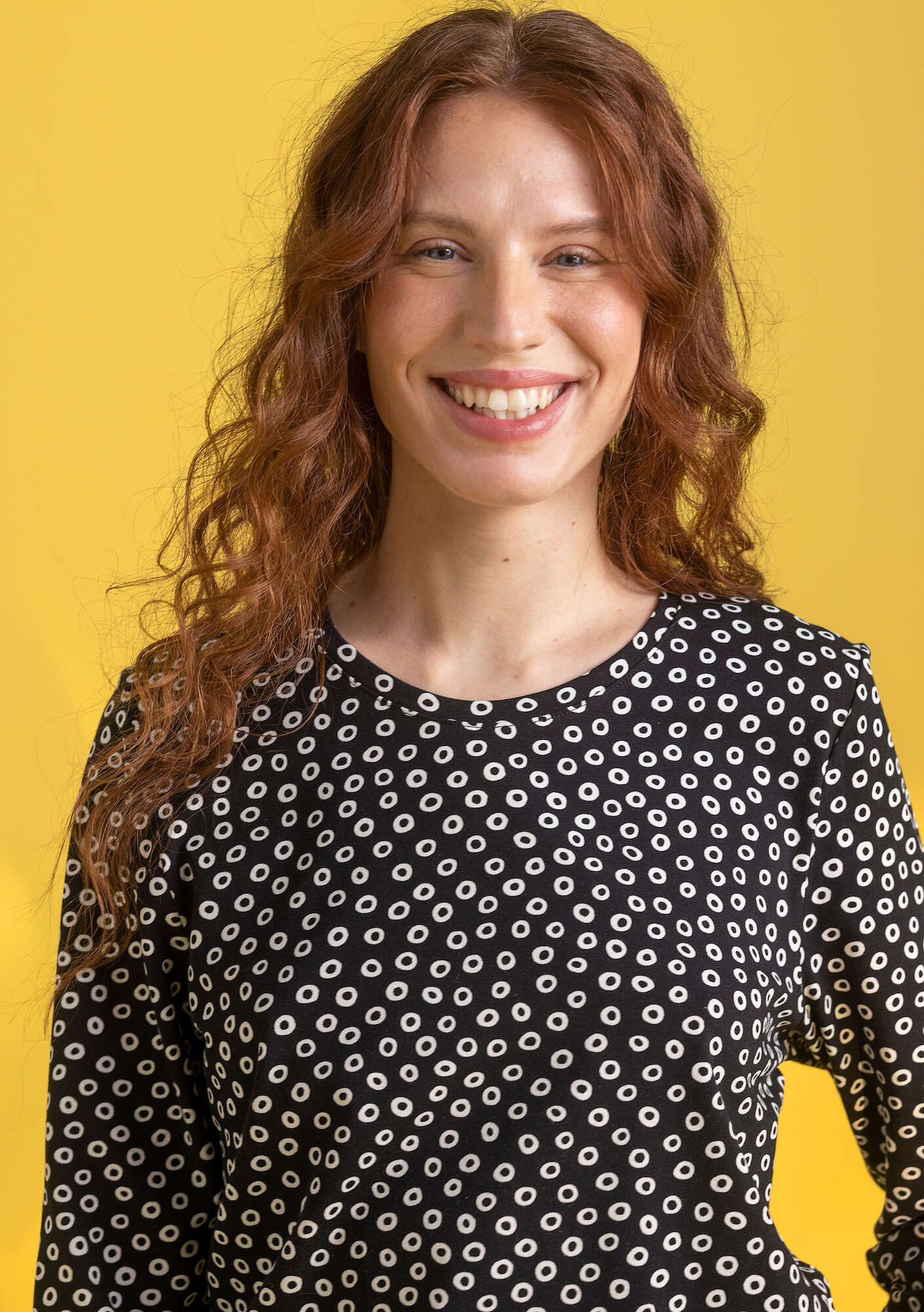 Östella" organic cotton/elÖstane jersey top