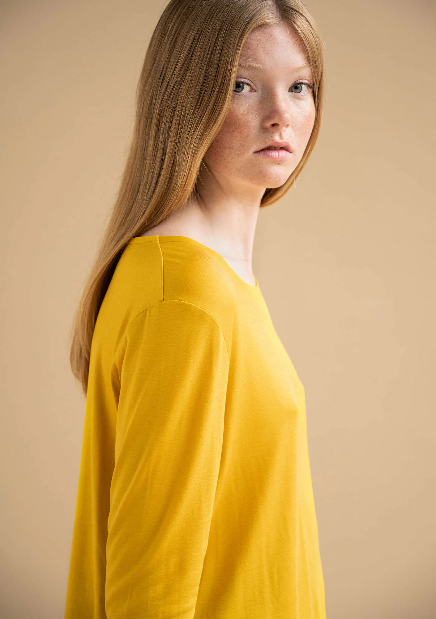 "Ada" lyocell/elÖstane jersey top