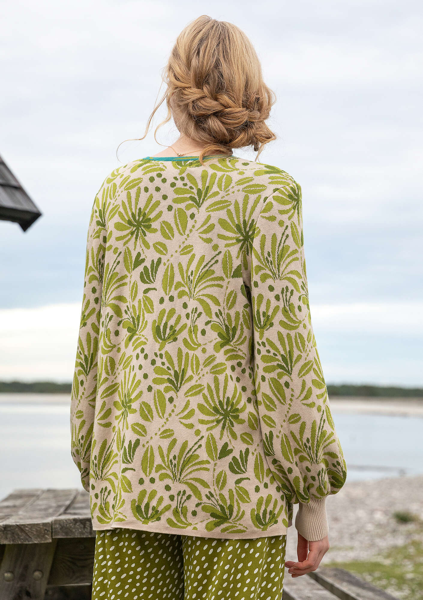"Bohuslän" organic/recycled cotton cardigan