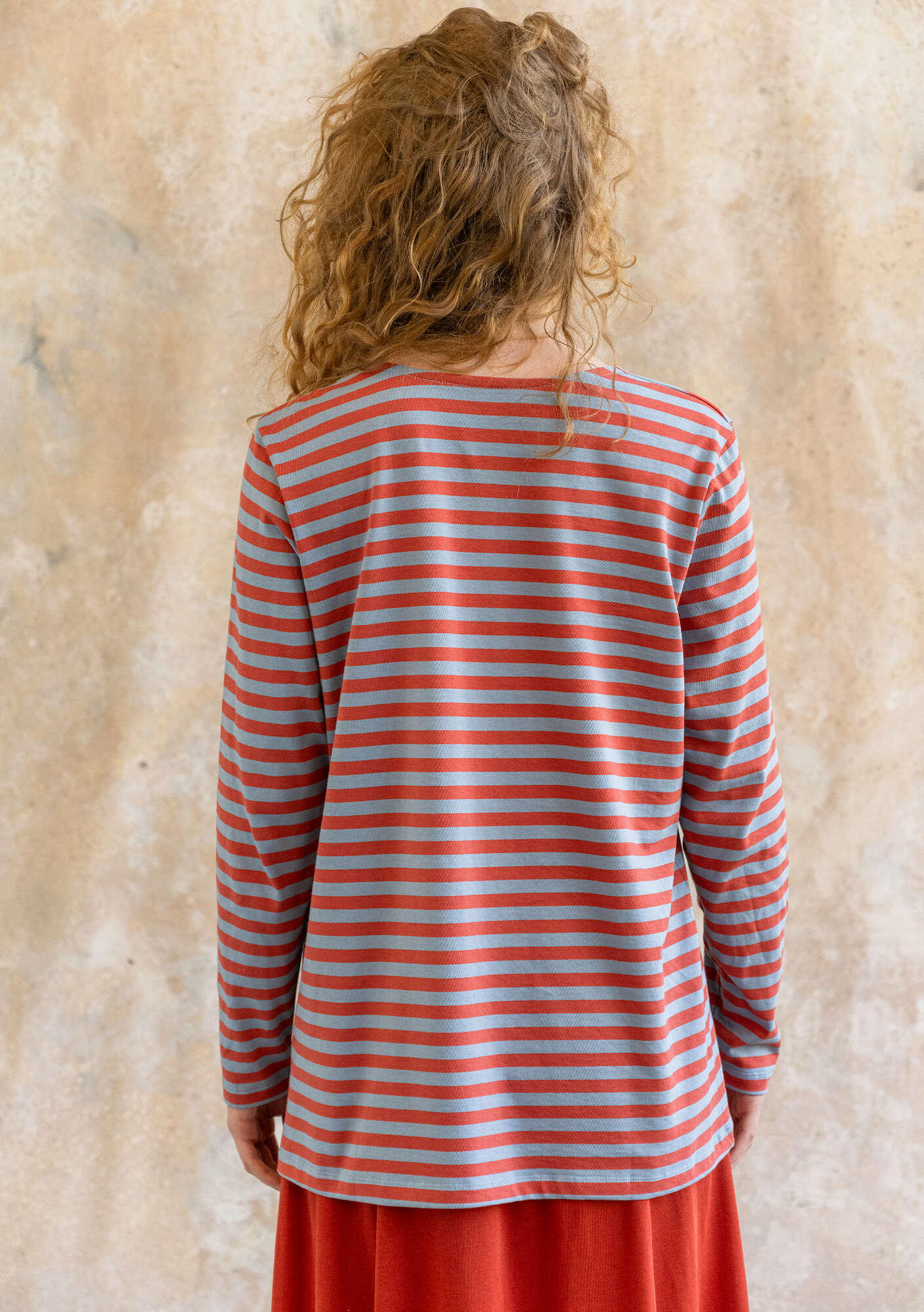 Organic cottonÖstriped essential sweater