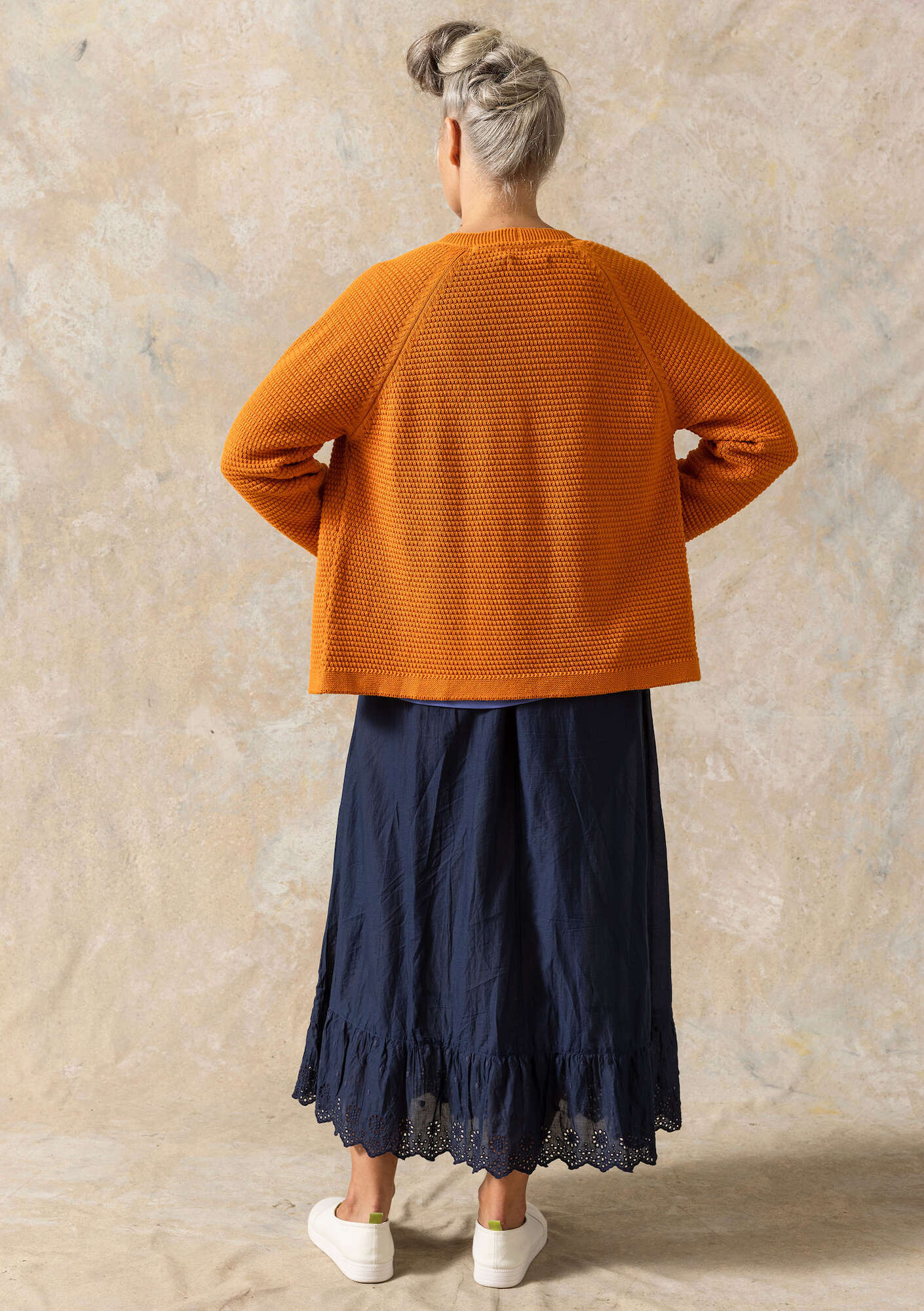 Recycled cotton cardigan
