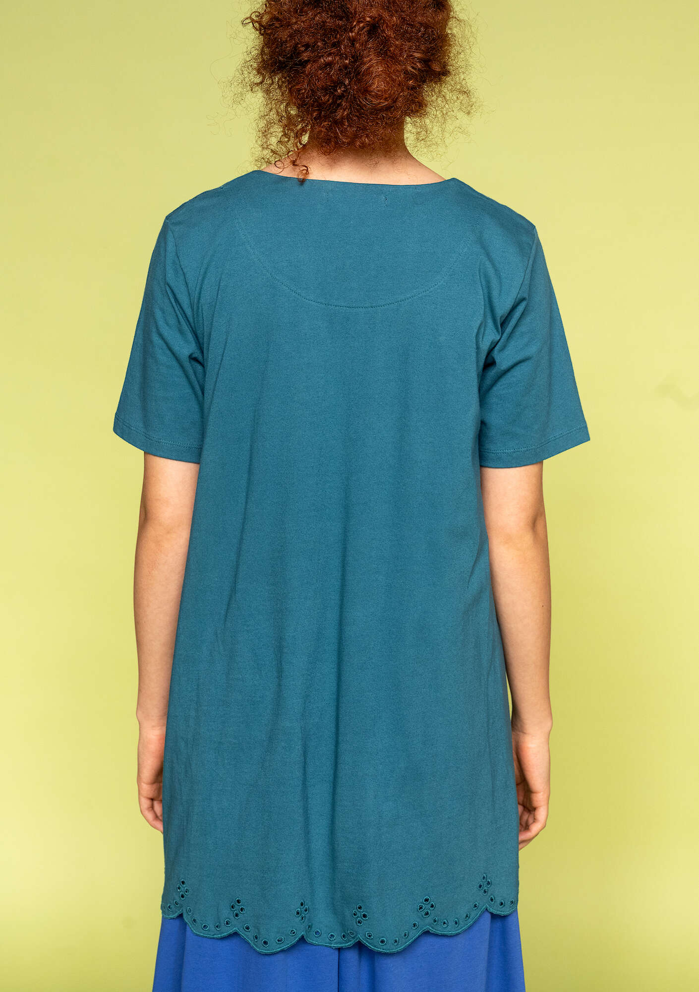 Organic cotton jersey tunic