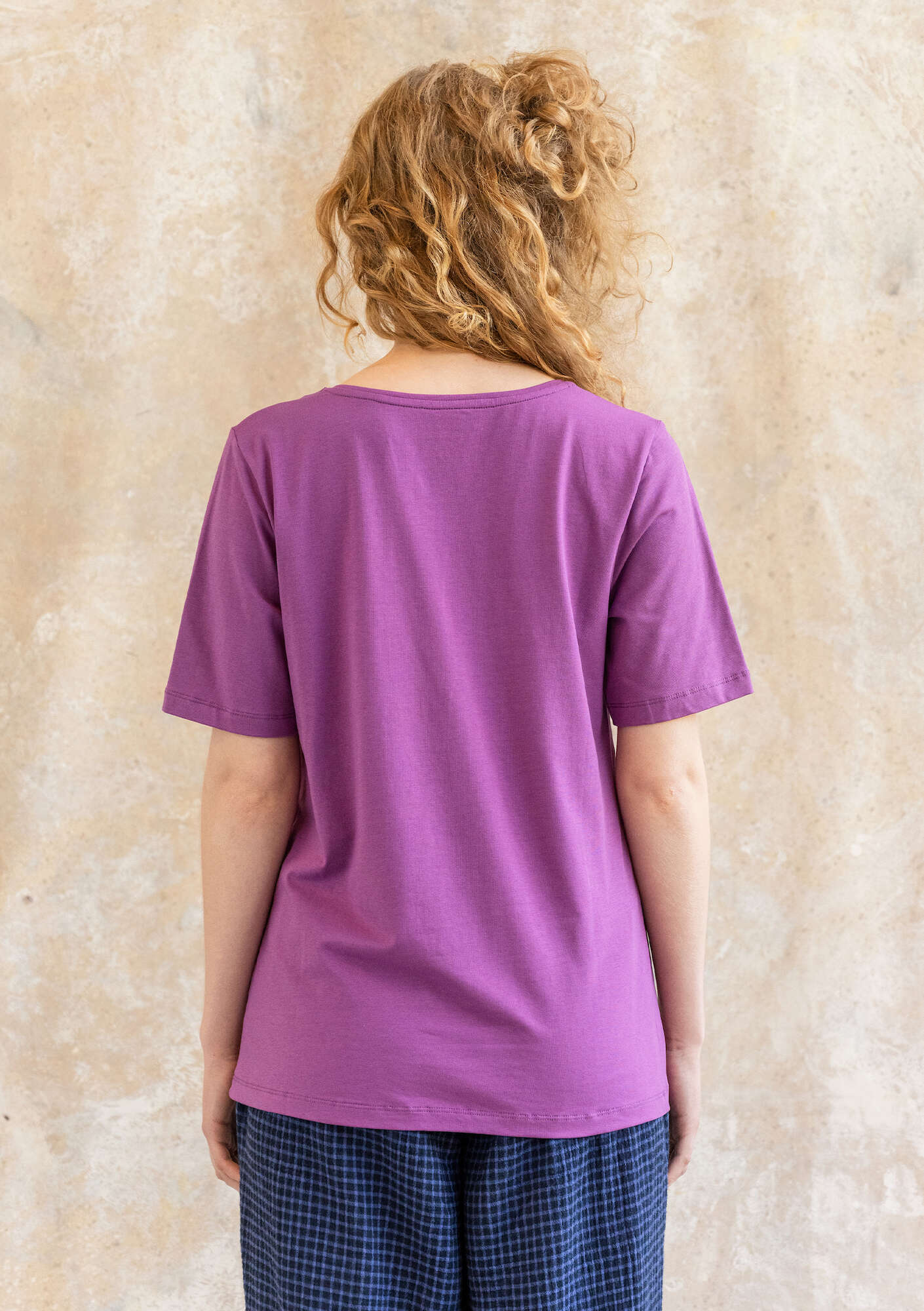 "Jane" organic cotton/elÖstane t-shirt