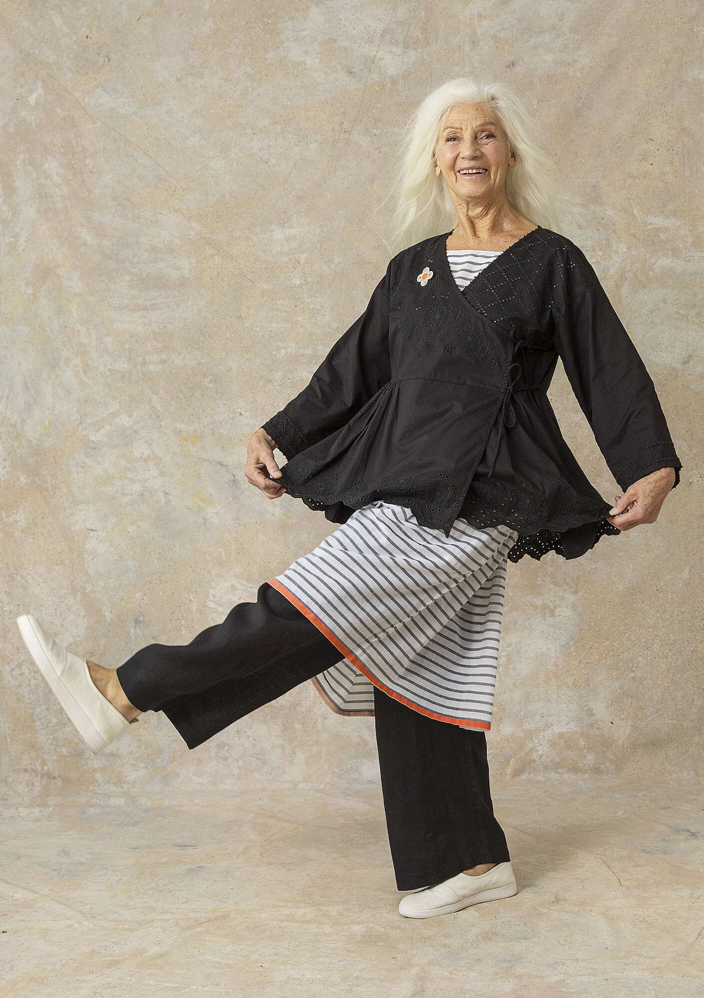 "Syd" woven organic cotton blouse