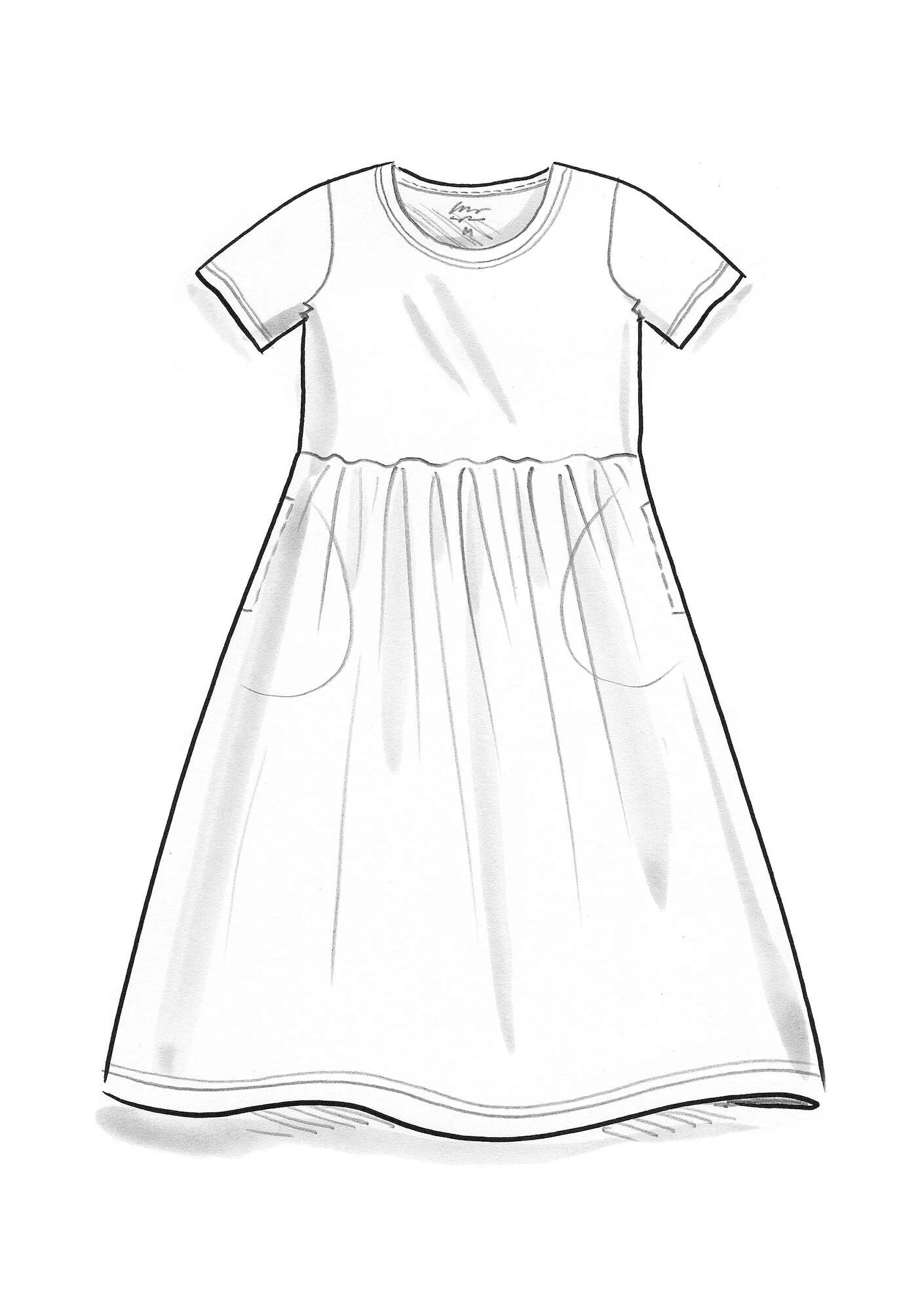 "Billie" organic cotton/modal jersey dress