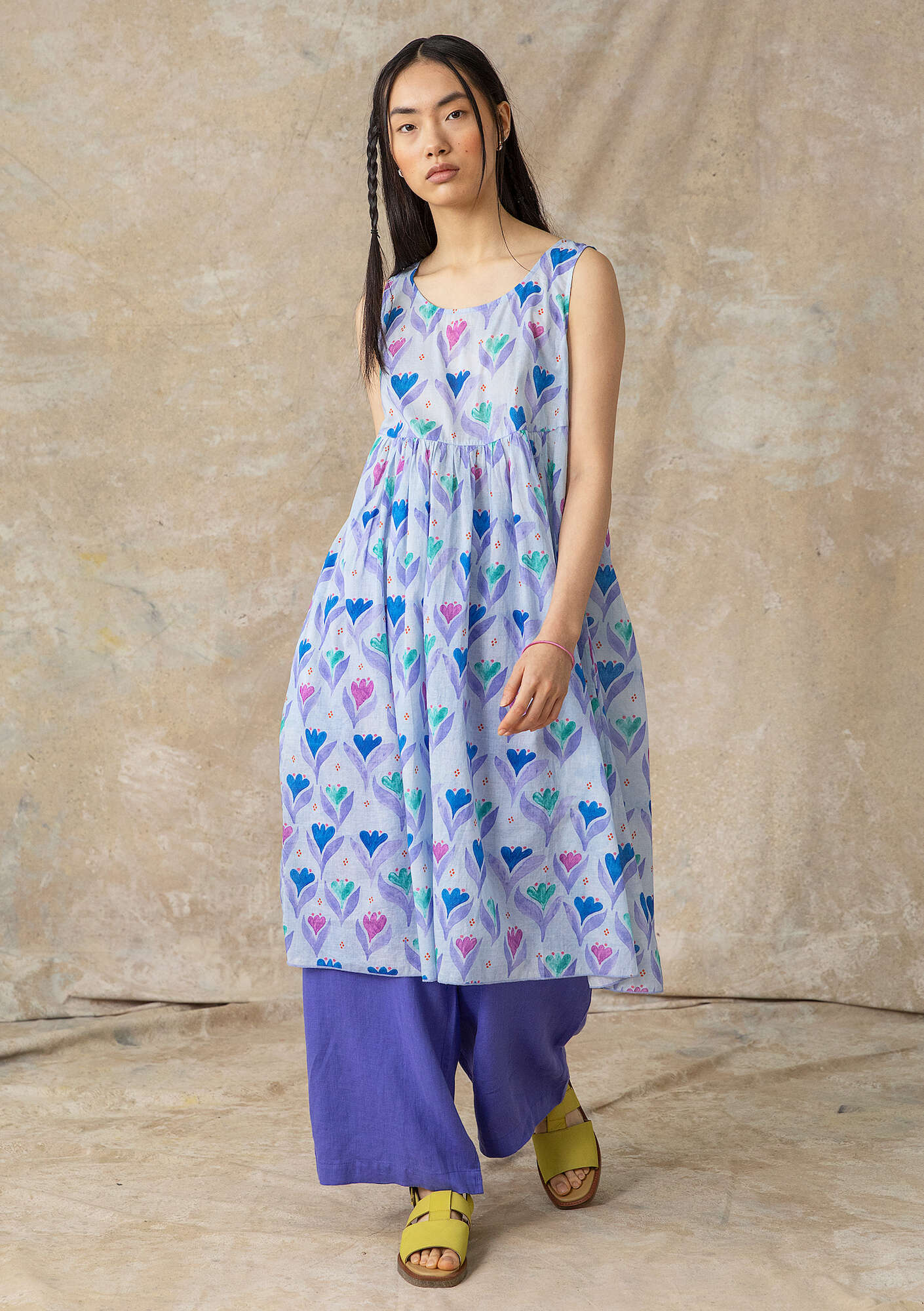 "Öst" woven organic cotton dress