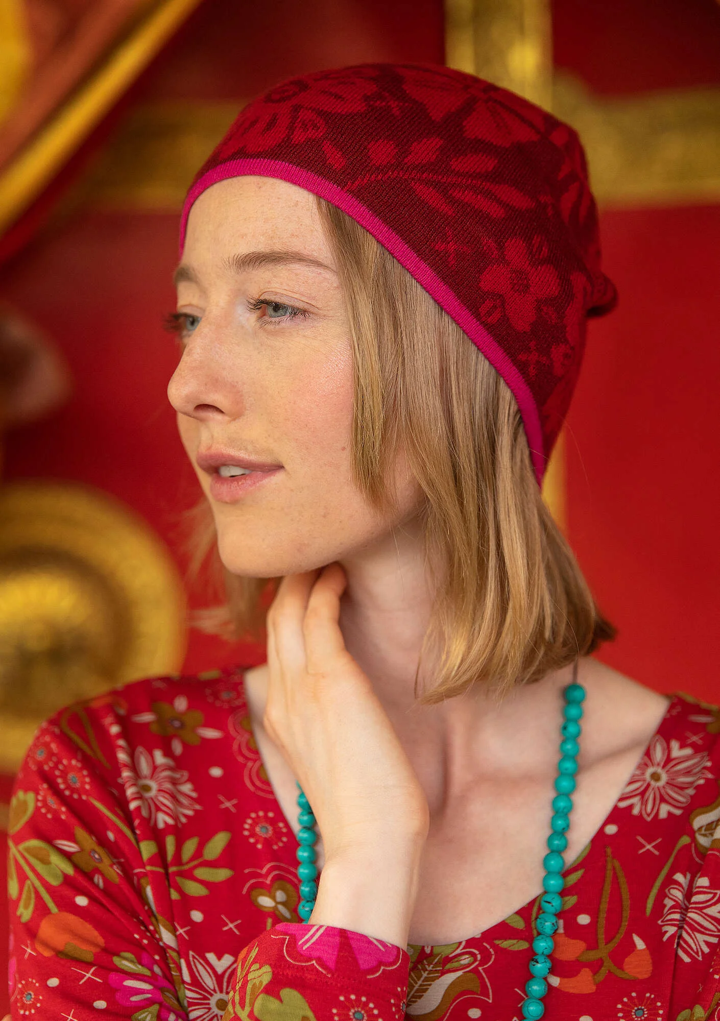 "Jurta" wool/lyocell beanie