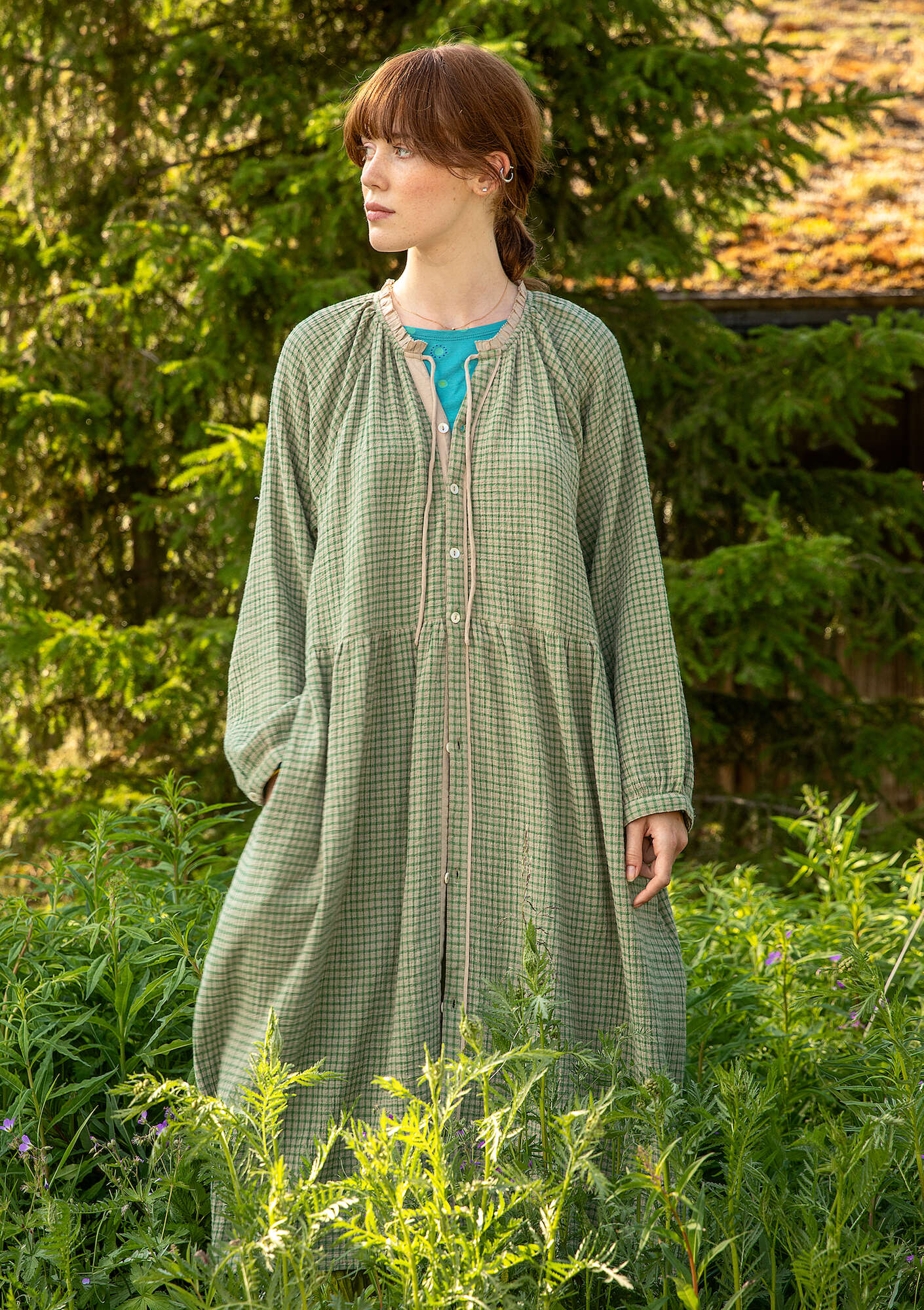 "Ottilia" woven organic cotton dress