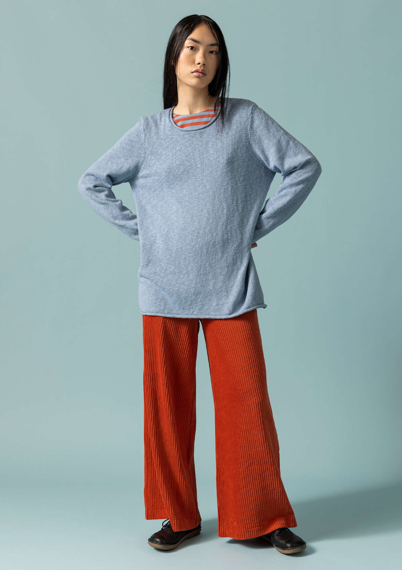 "Abby" favourite sweater in organic/recycled cotton