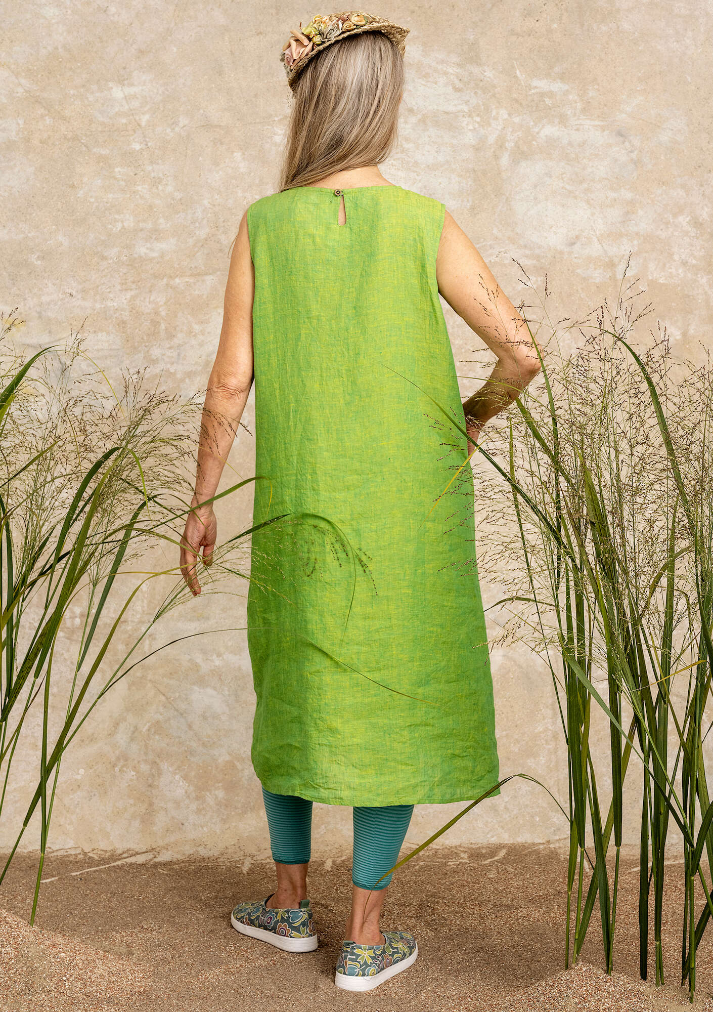Woven linen dress