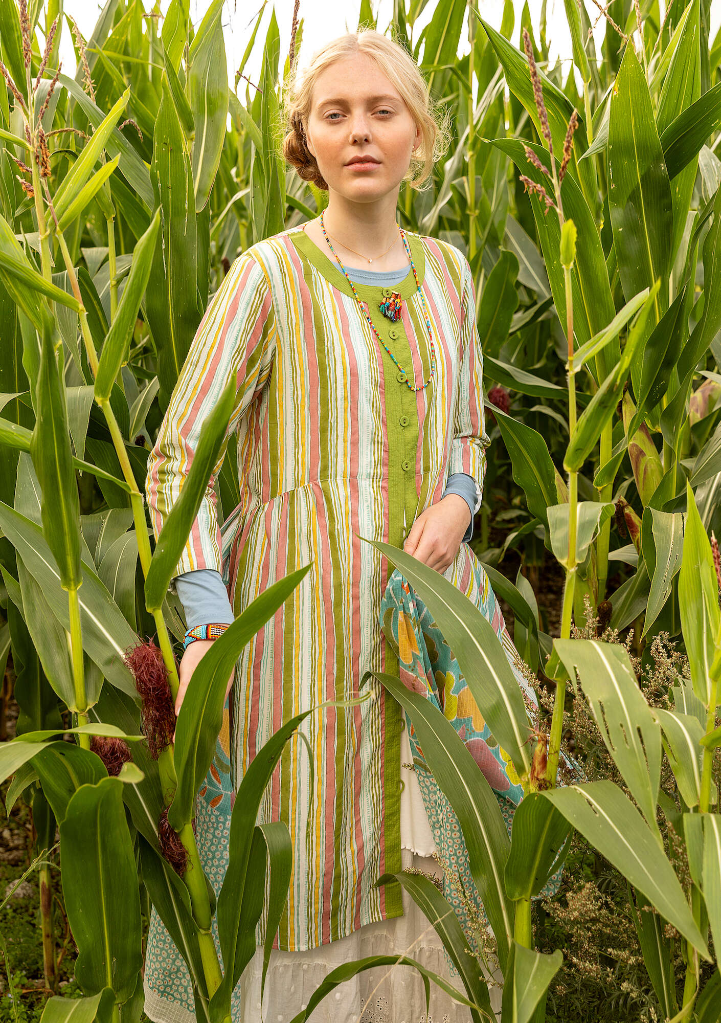"Furilden" woven organic cotton dress