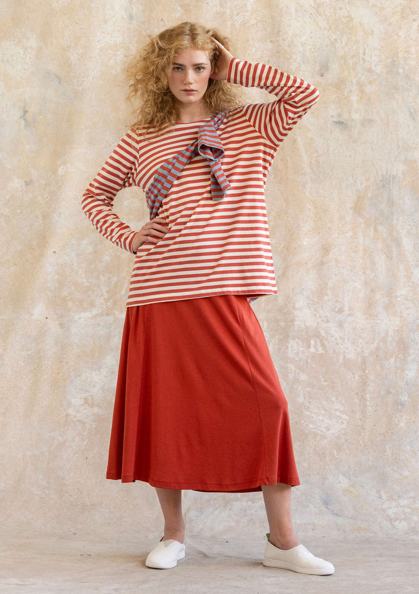 "Billie" organic cotton/modal jersey skirt