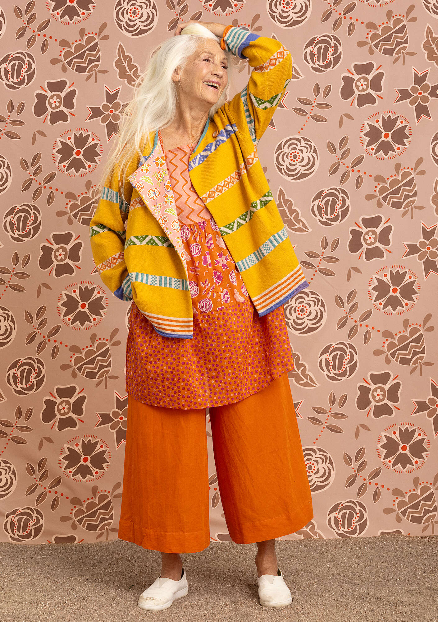 "Shoko" organic cotton/wool cardigan