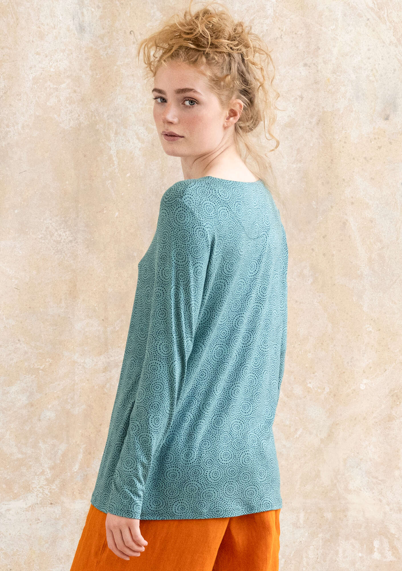 "Ada" lyocell/elÖstane jersey top