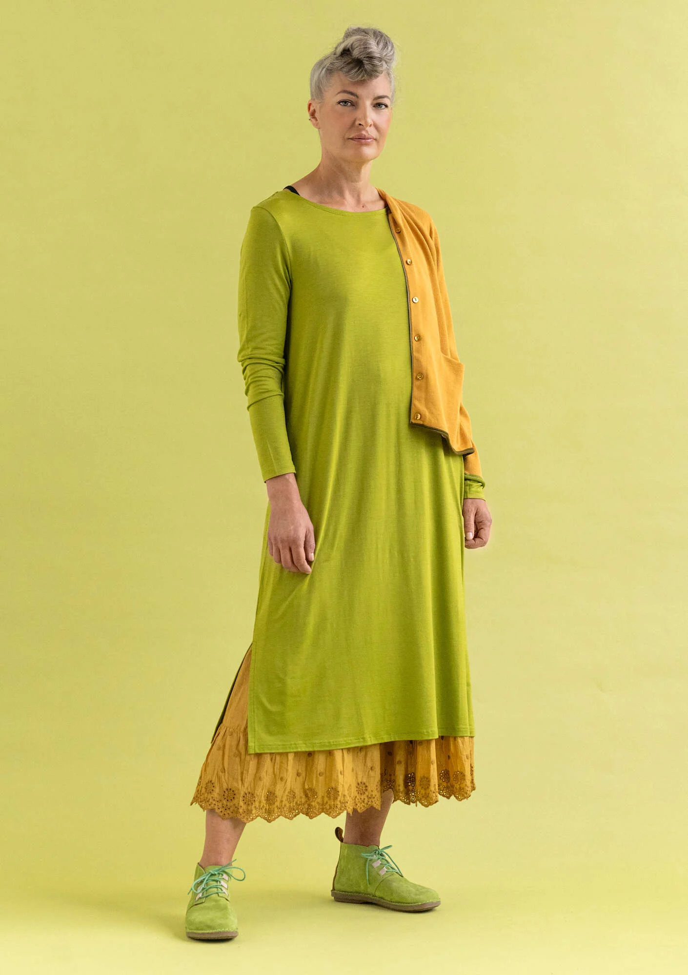 "Ada" lyocell/elÖstane jersey dress