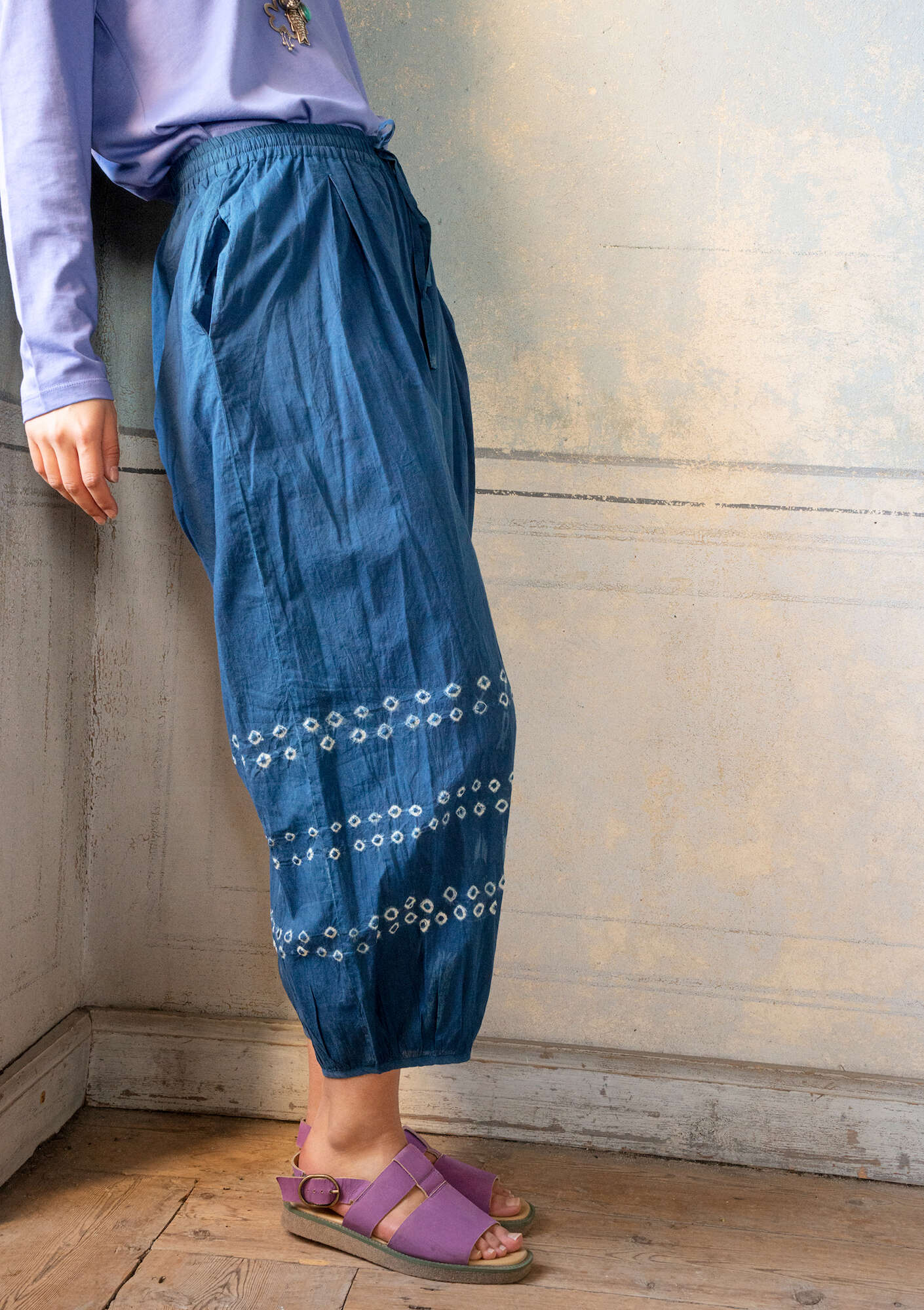 "Buij" organic cotton trousers
