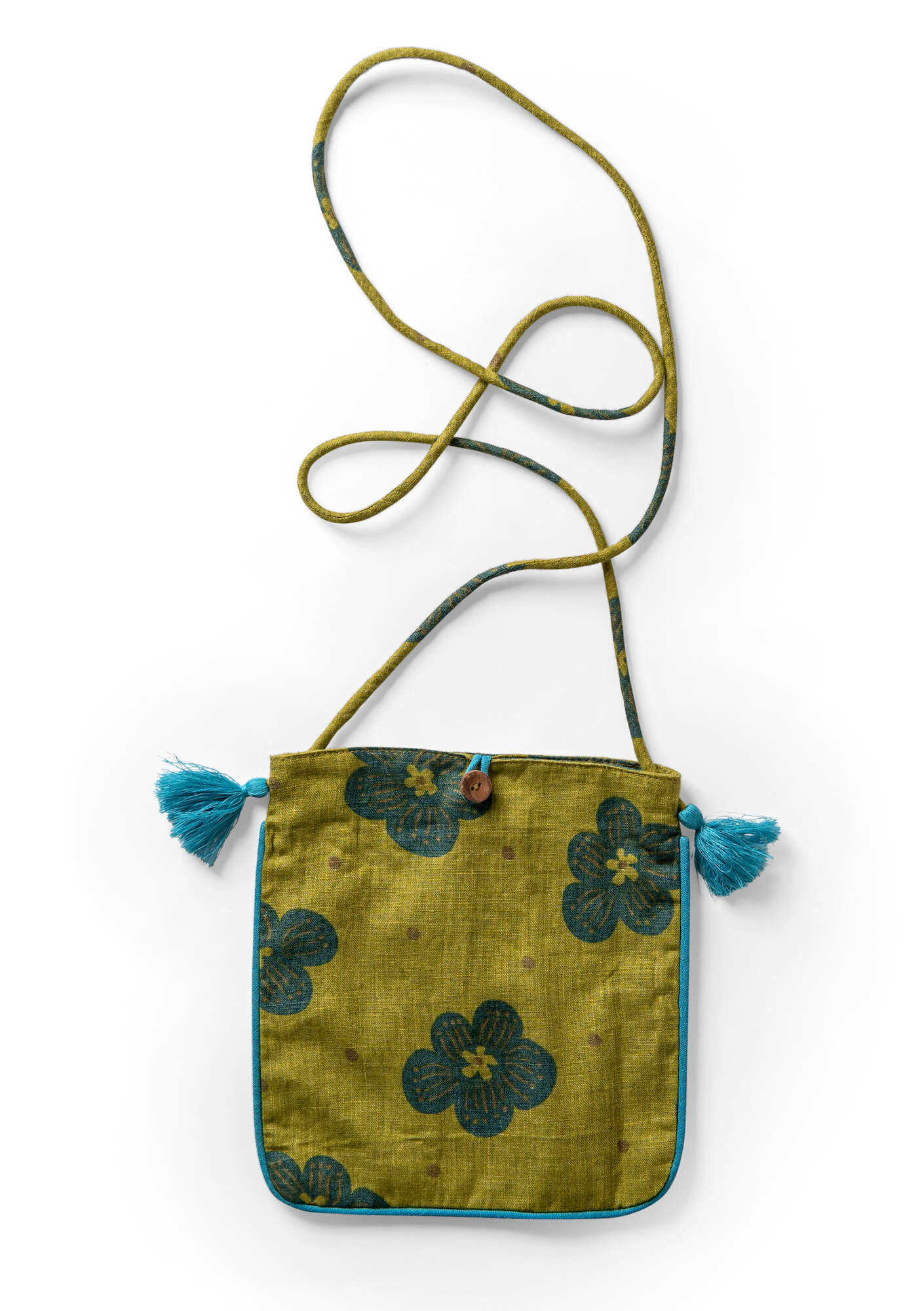 "Web" bag made of cotton/linen