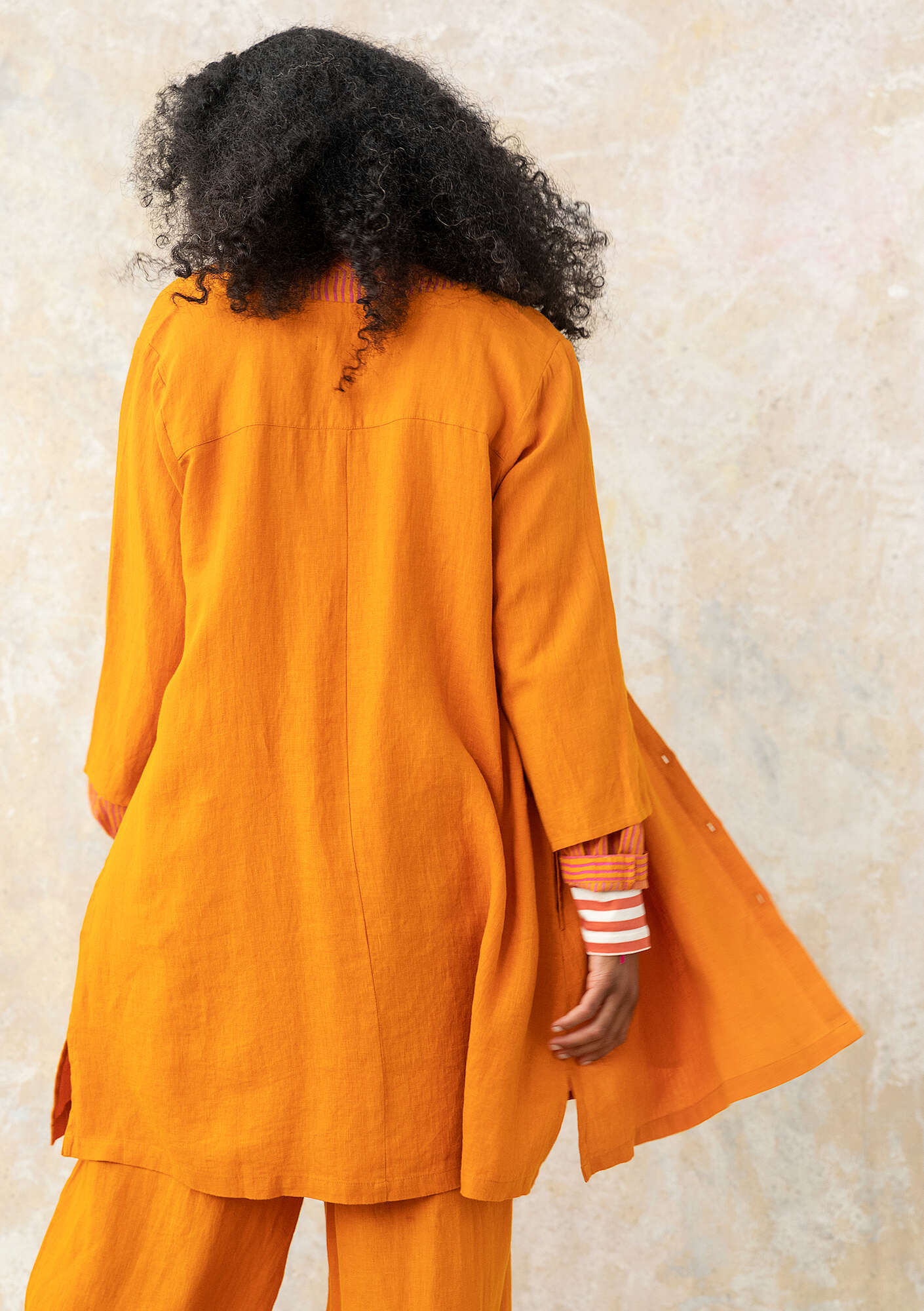 Woven linen blouse