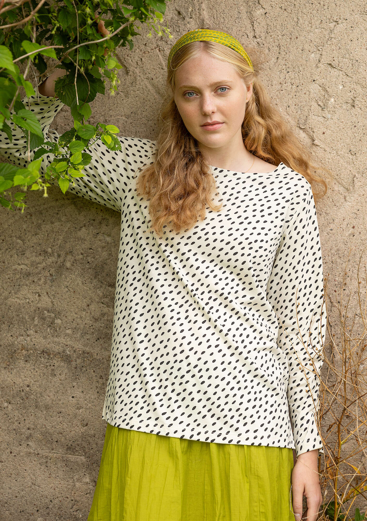 "Långvik" top in organic cotton/modal