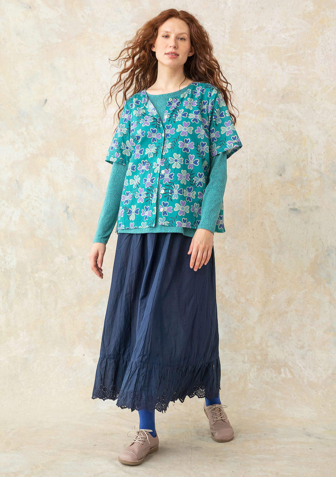 Woven organic cotton underskirt