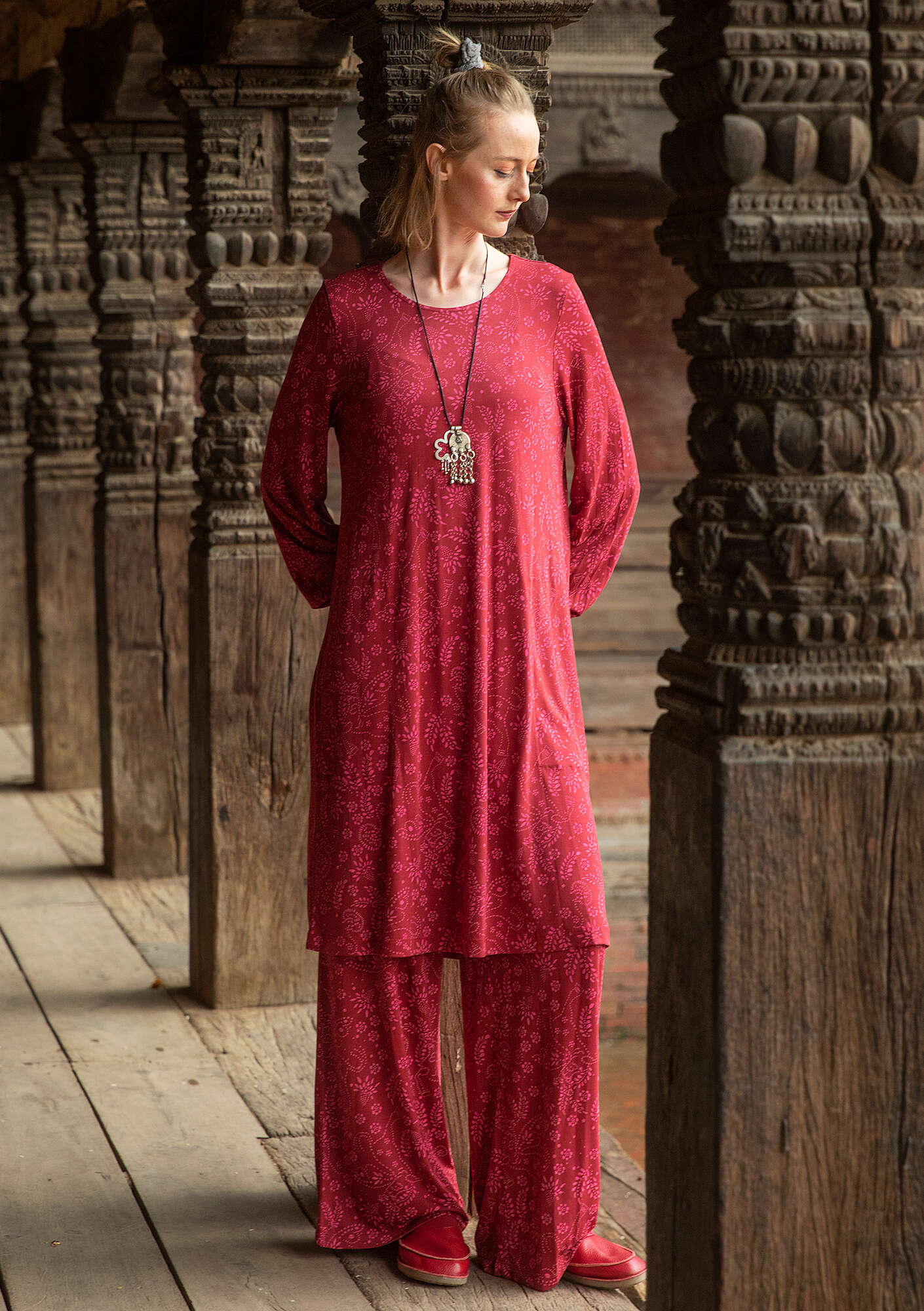 "Pegasus" modal jersey dress