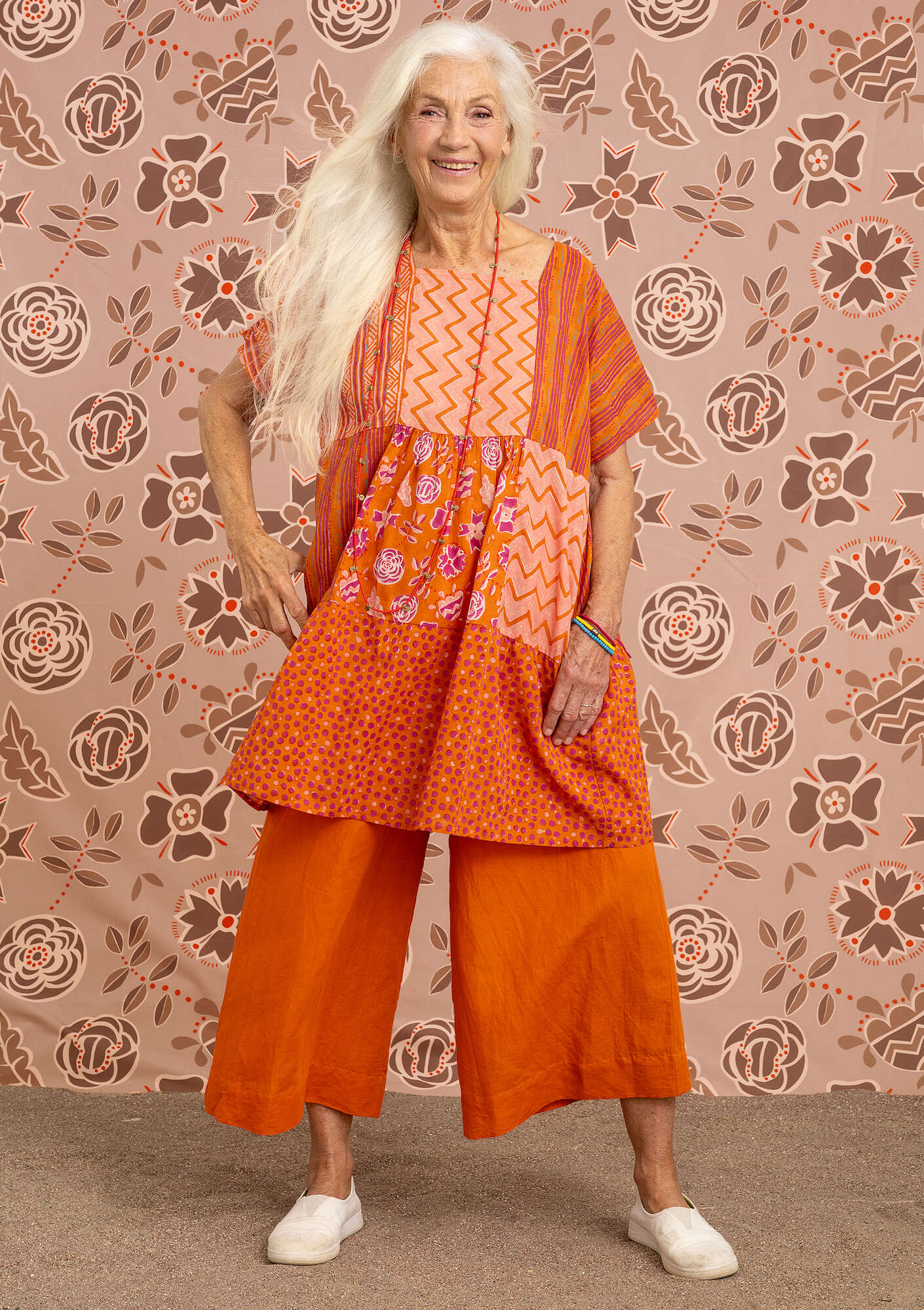 "Amber" organic cotton blouse
