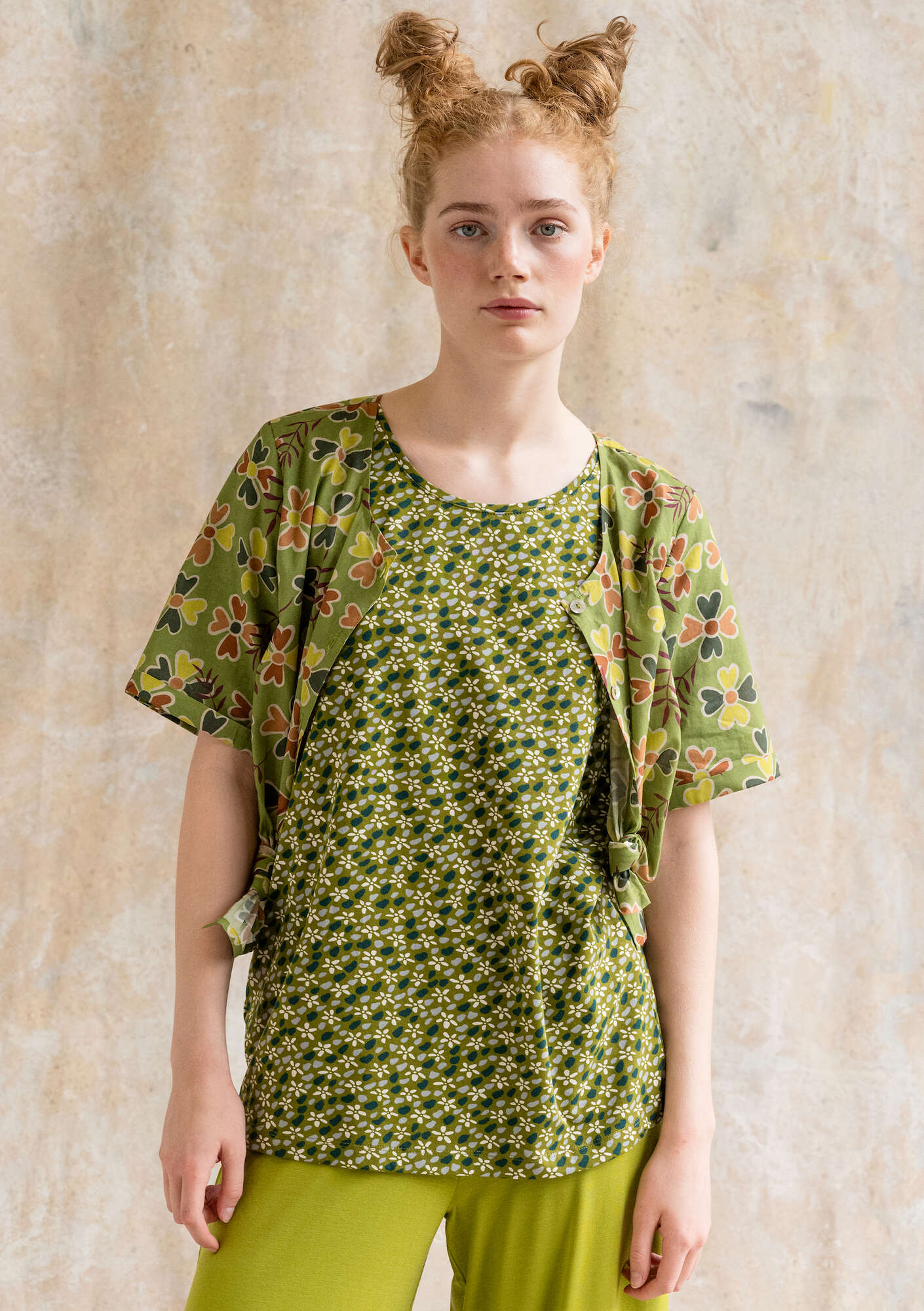 "Jane" organic cotton/elÖstane t-shirt
