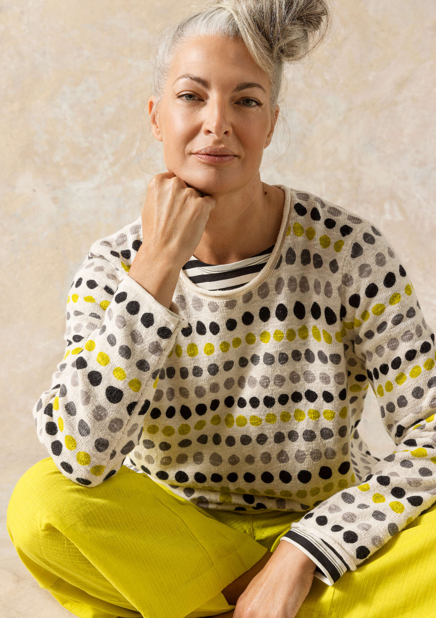 "Abby" favourite sweater in organic/recycled cotton