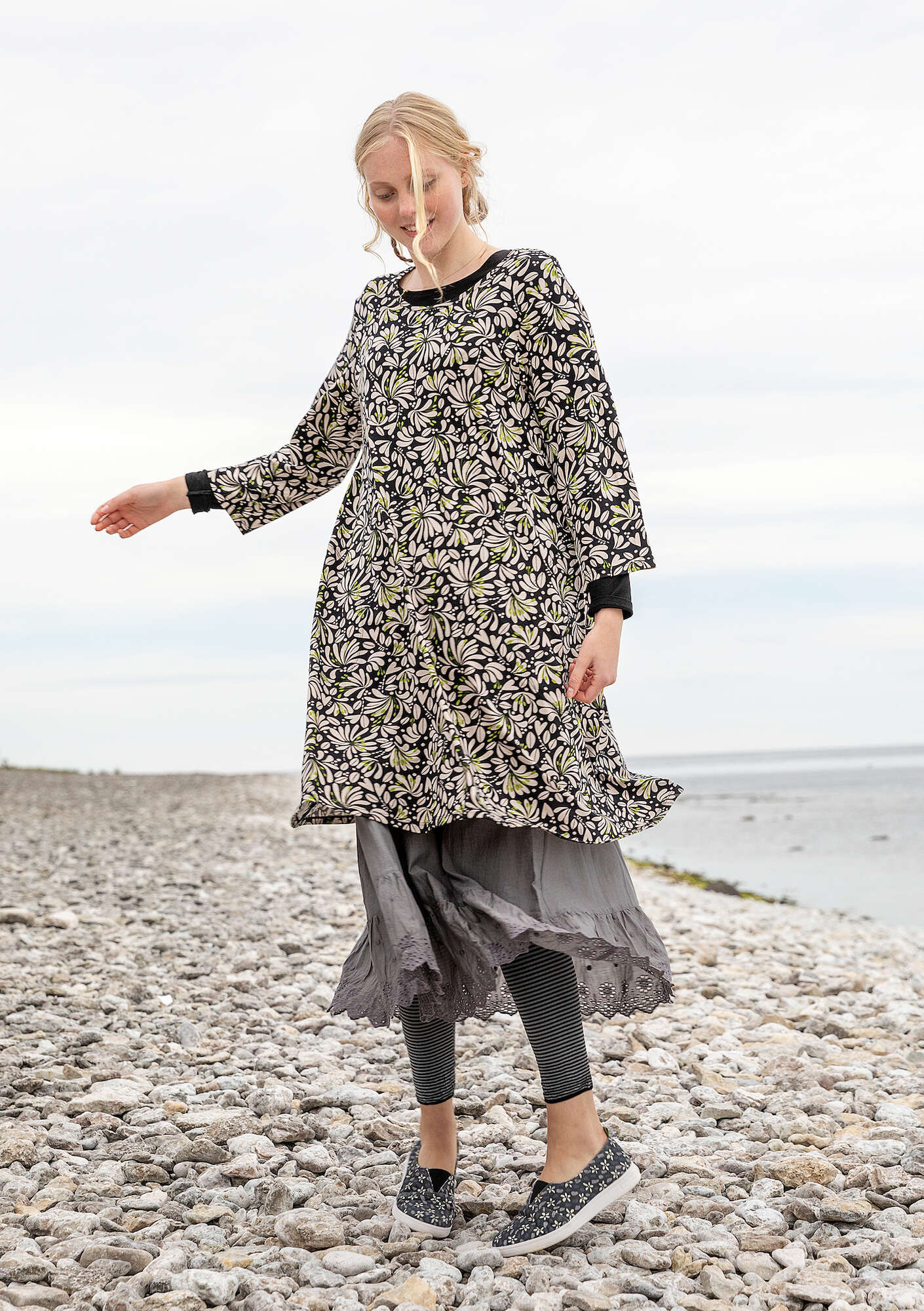 ÖStrandäng" lyocell/elÖstane jersey dress